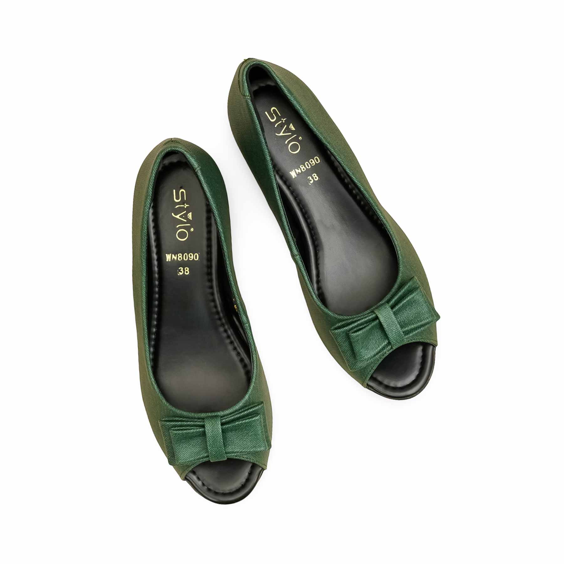 Green Peep Toes For Ladies WN8090 - Image 5