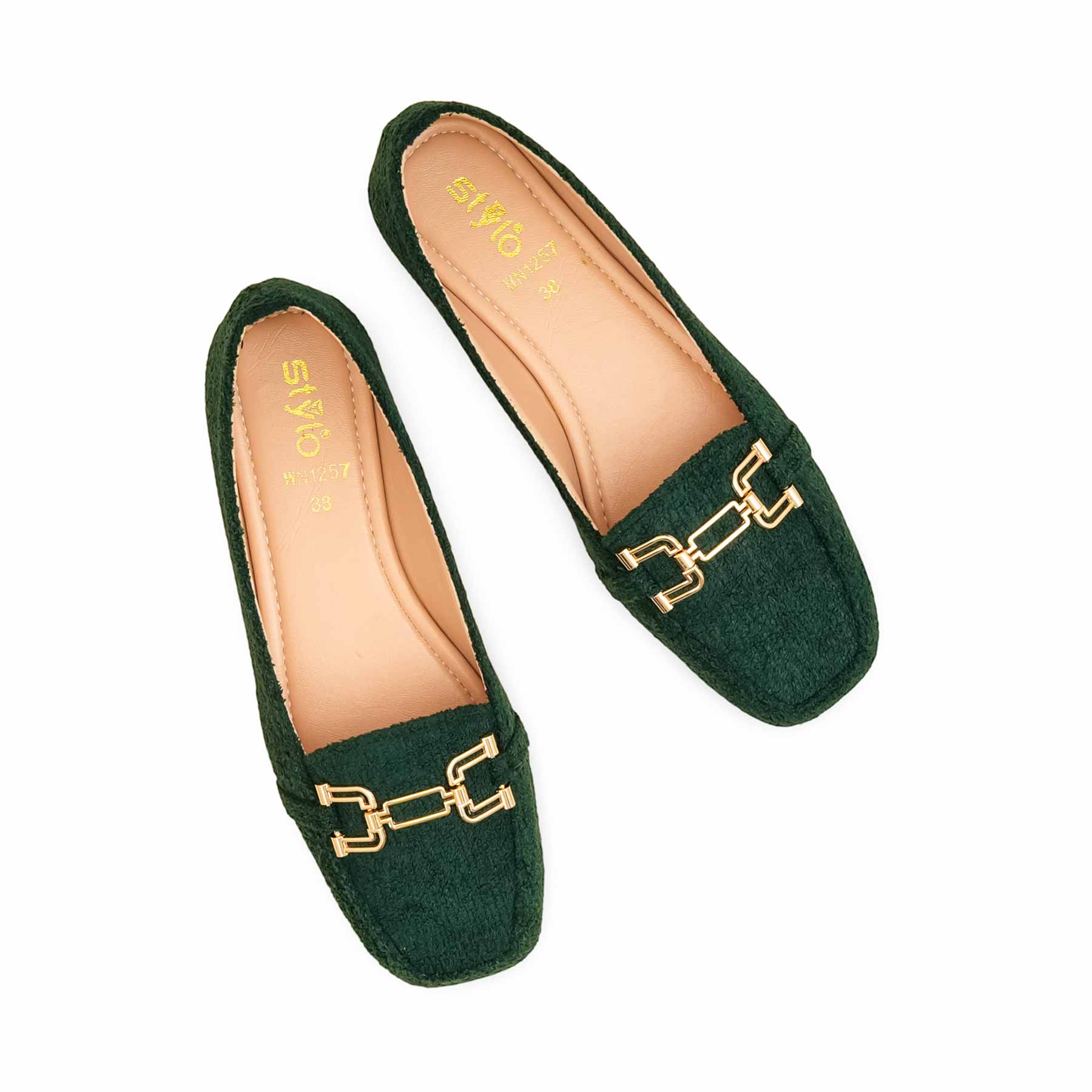 Green Pumps For Ladies WN1257 - Image 5