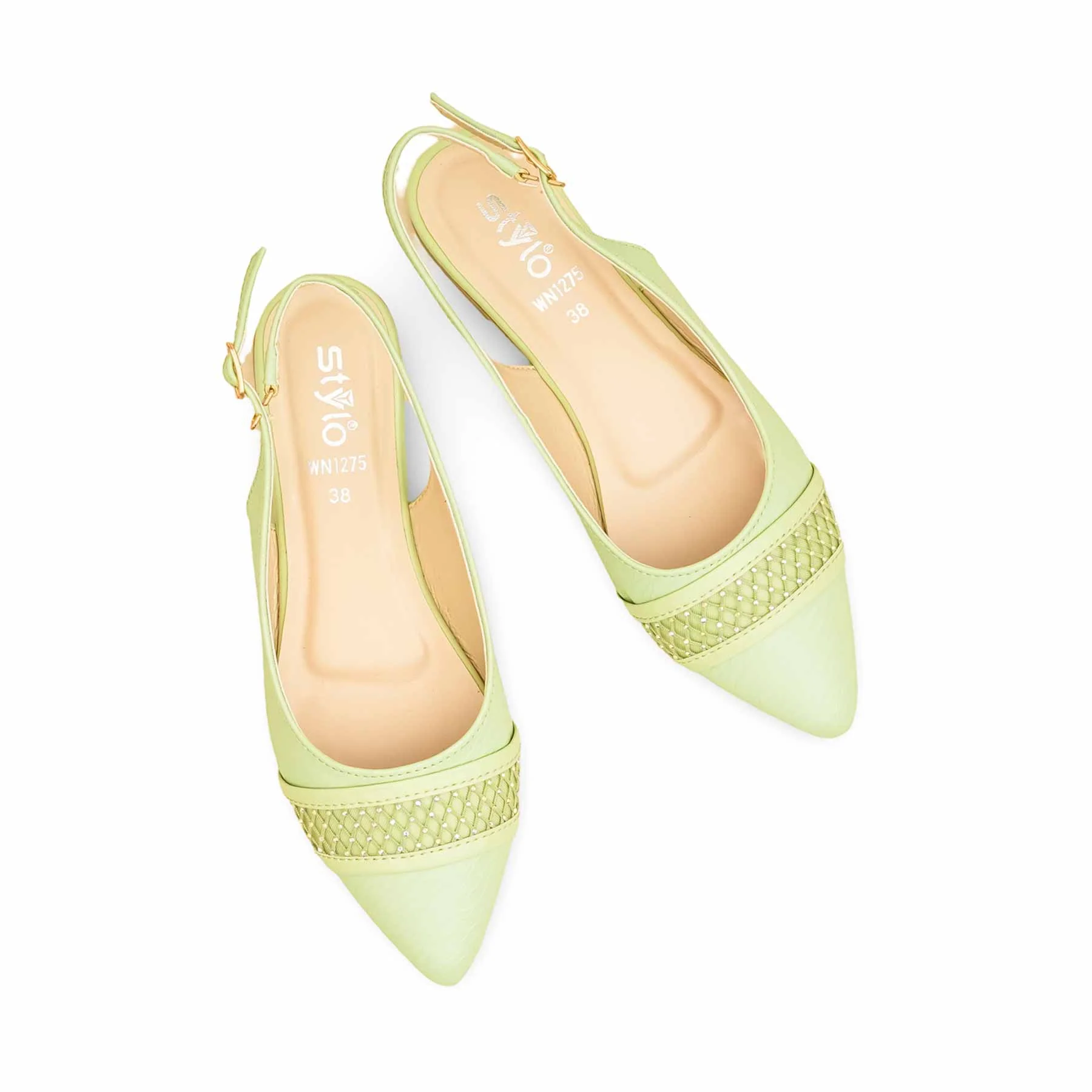 Green Pumps For Women WN1275 - Image 5