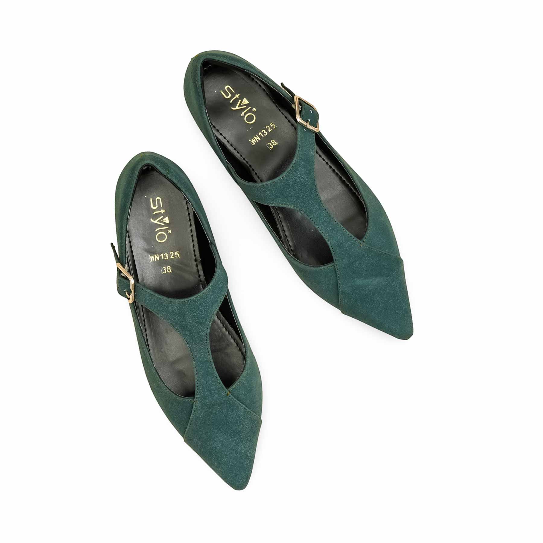 Green Pumps For Women WN1325 - Image 4