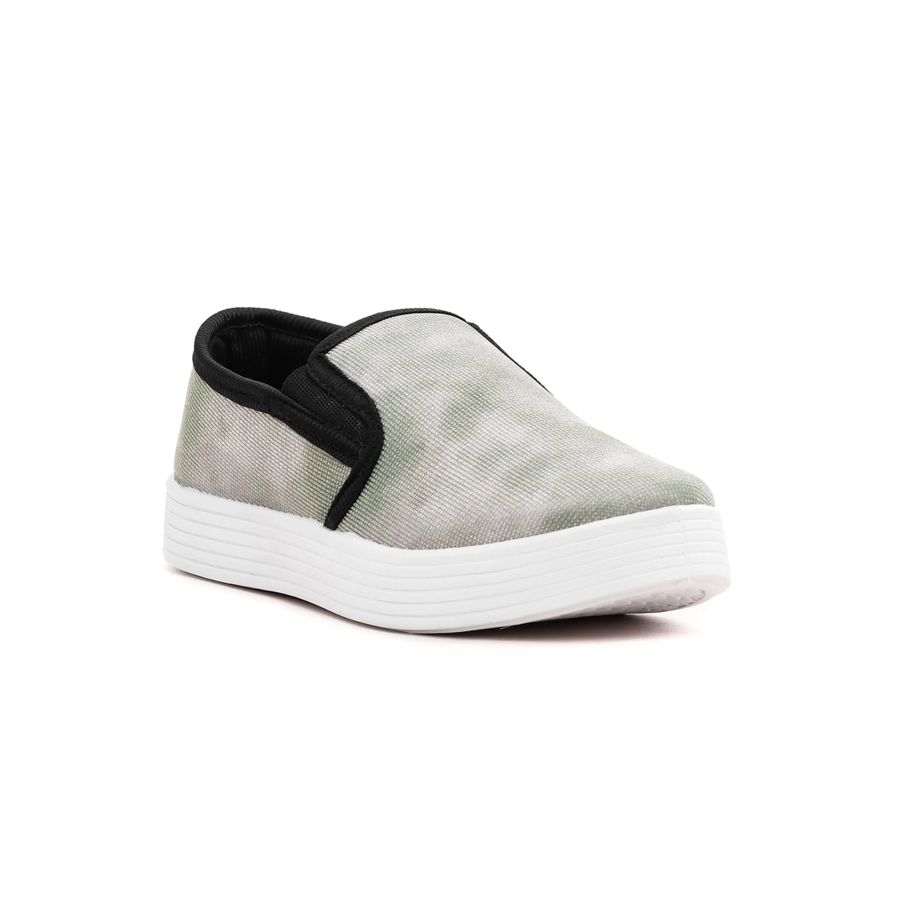 Green Slip-on Sneakers AT9084 - Image 2