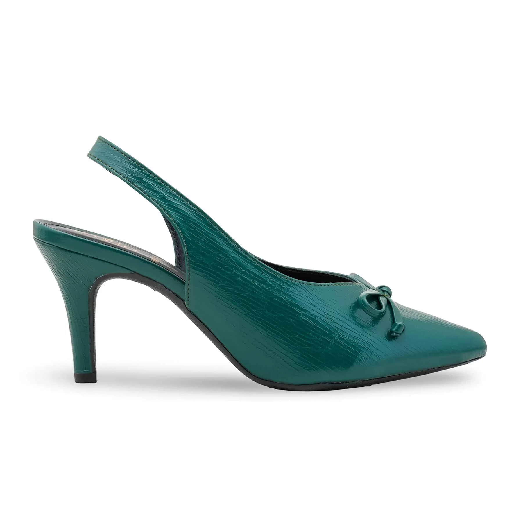 Green Women Court Shoes WN7558 - Image 2