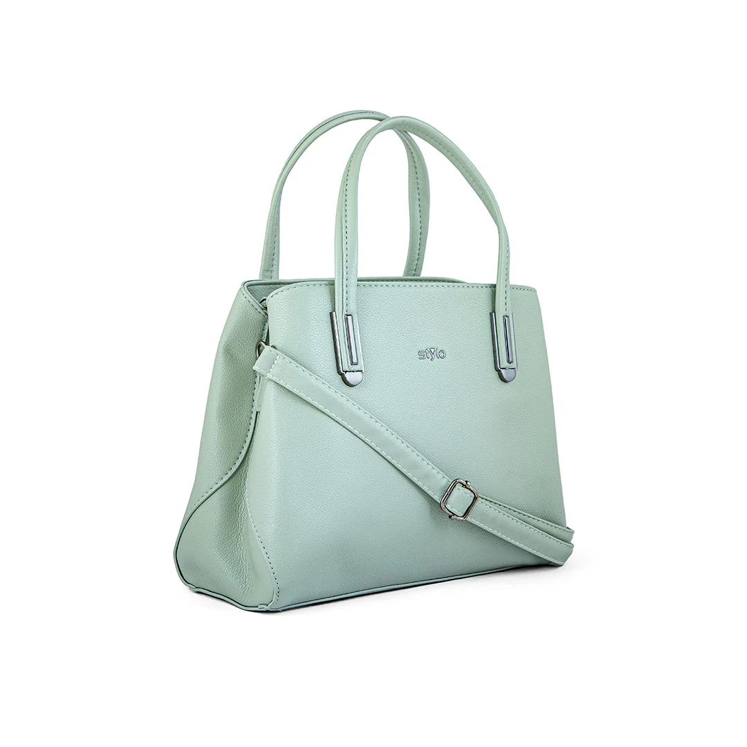 Green Women Formal Hand Bag P36238 - Image 2