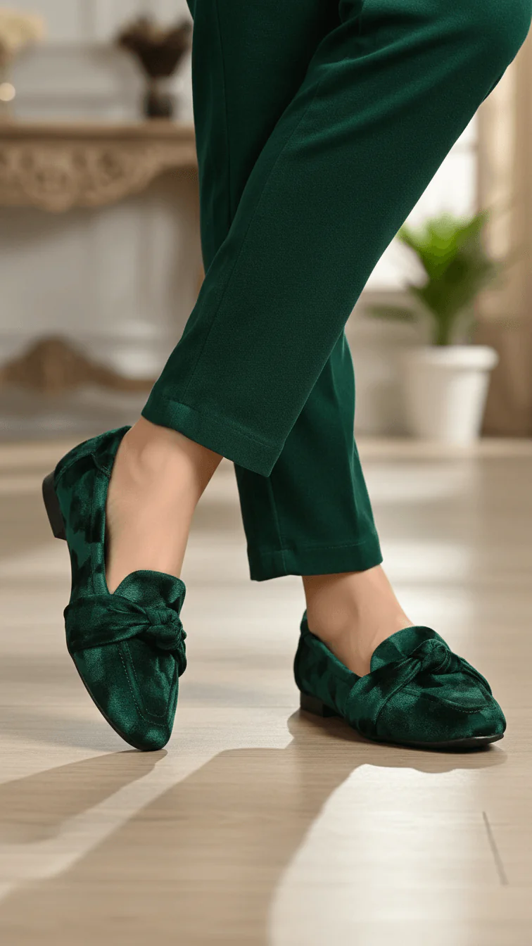 Green Women Pumps WN1212 - Image 2