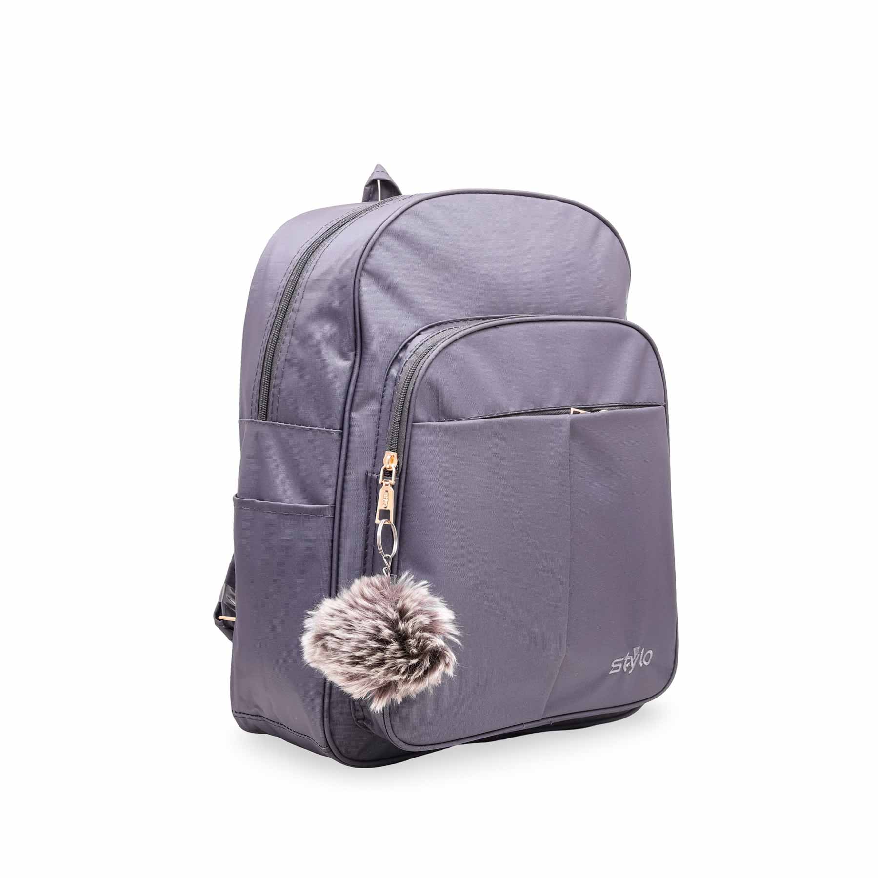 Grey Casual BackPack P47443 - Image 2