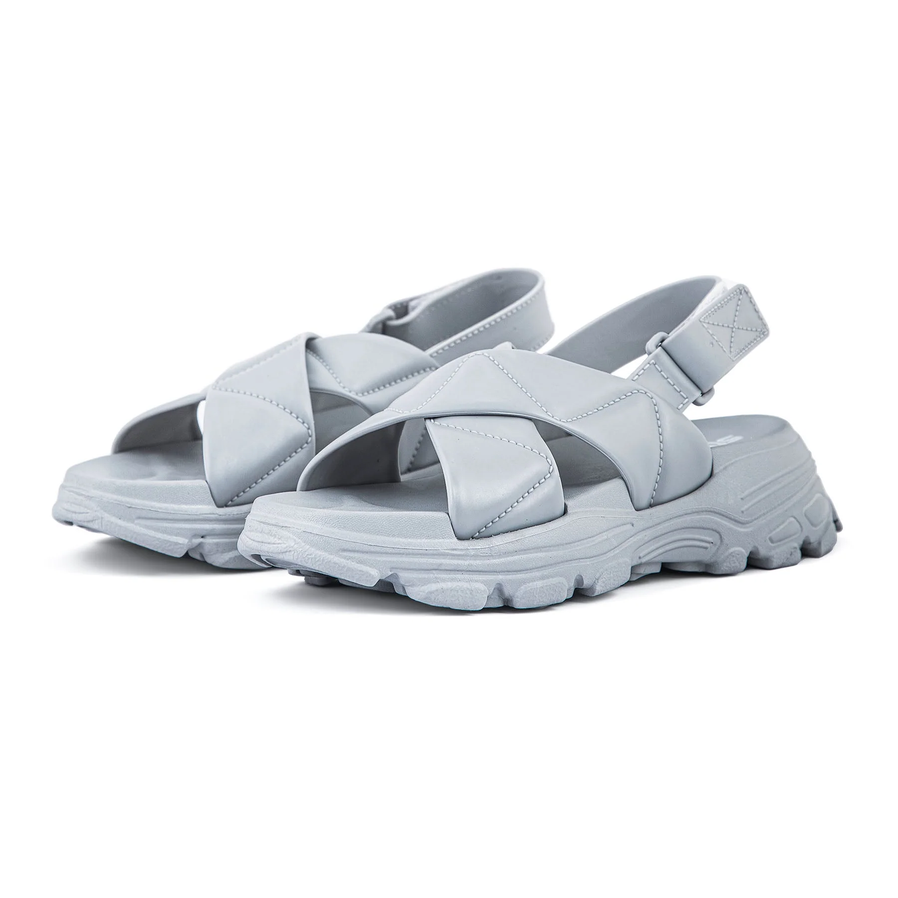 Grey Casual Slipper CL9305 - Image 2