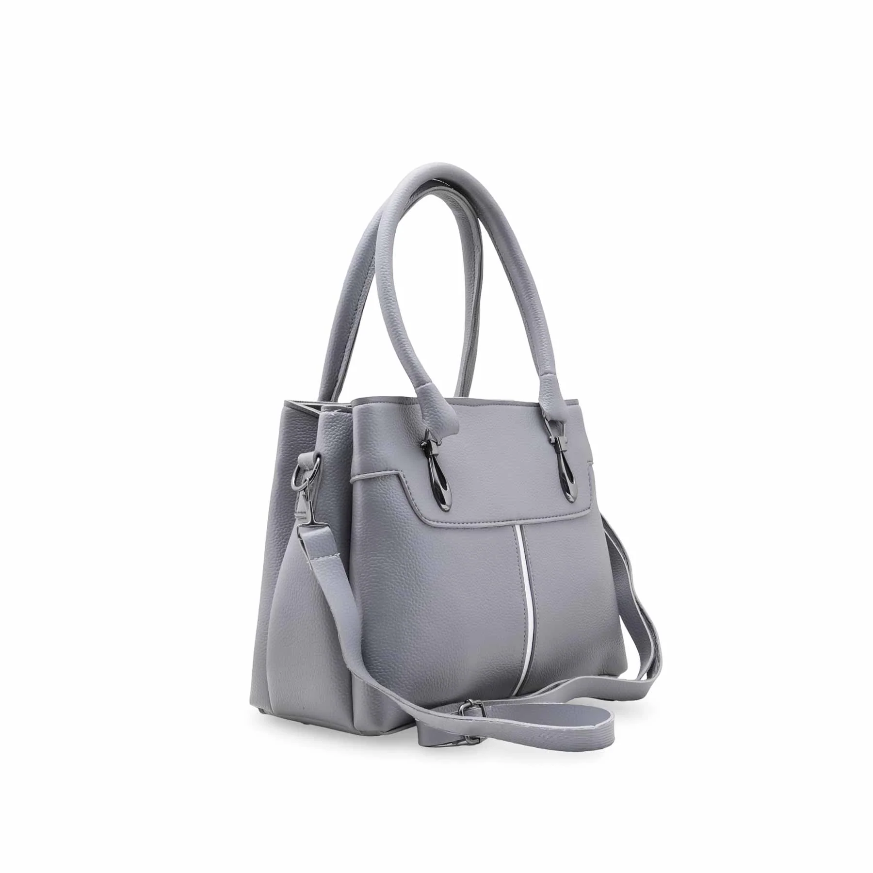 Grey Casual Hand Bag For Women P56261 - Image 3