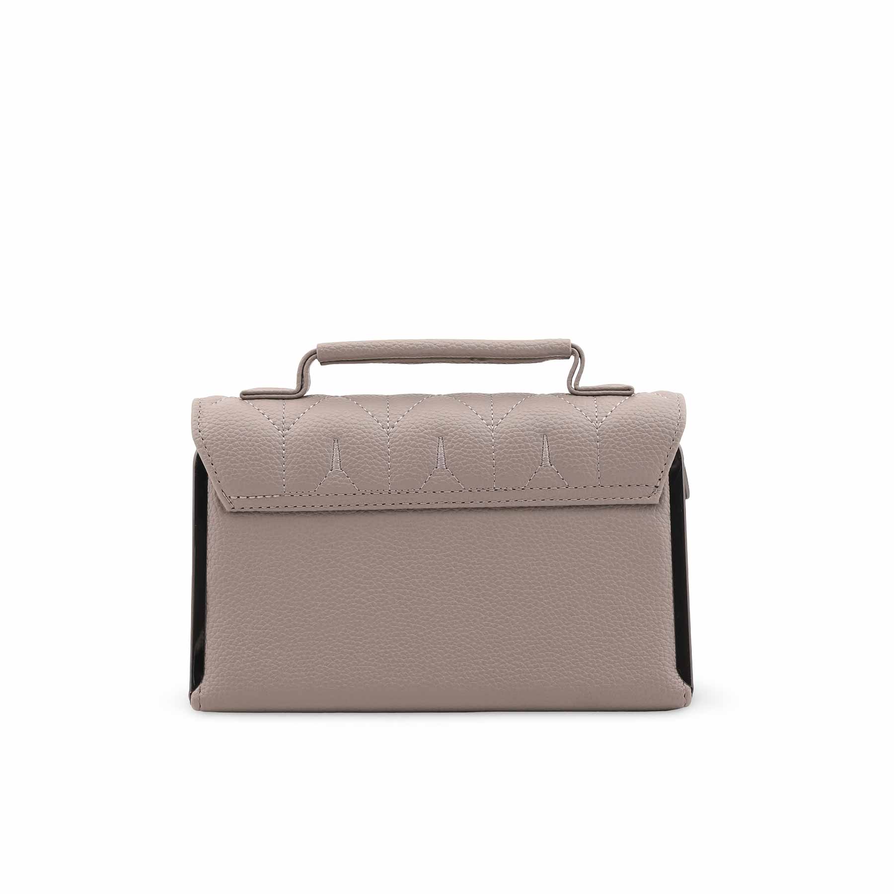 Grey Casual Pouch For Women P97661 - Image 4