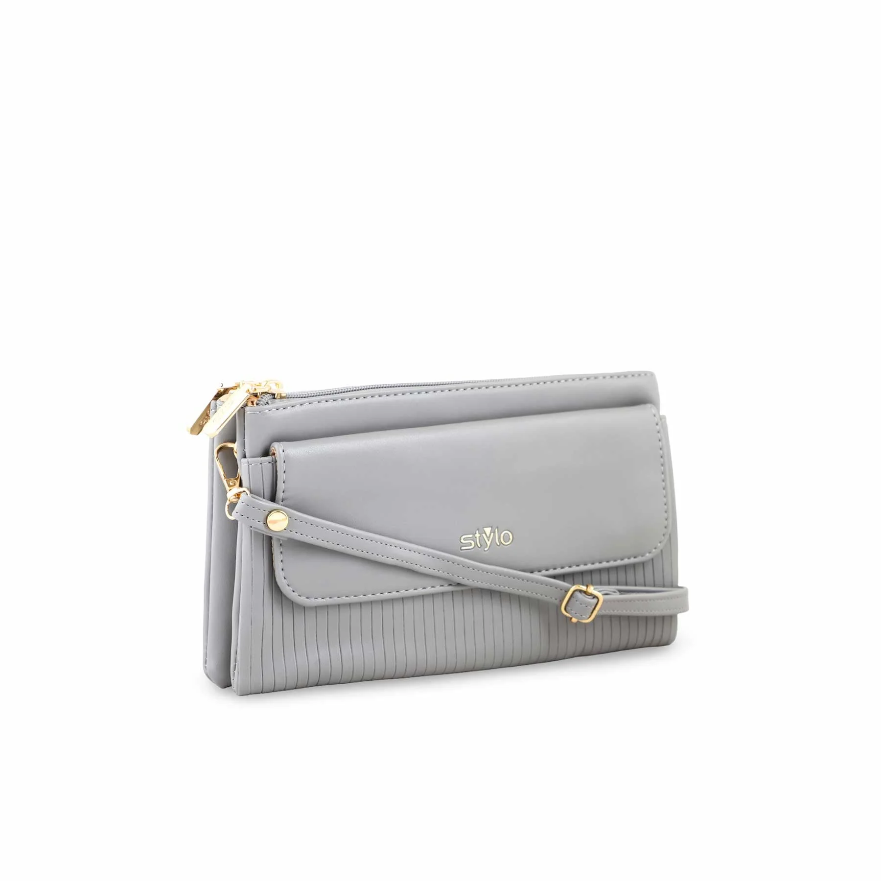 Grey Casual Pouch P97643 - Image 3