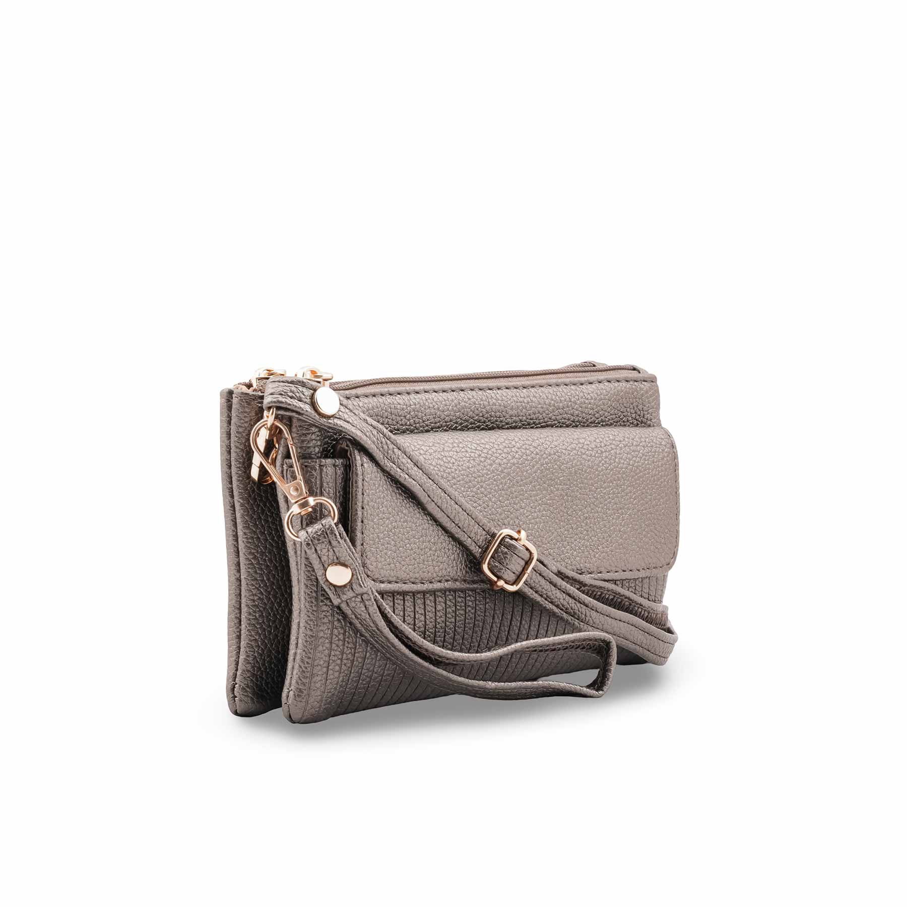 Grey Casual Pouch P97691 - Image 3