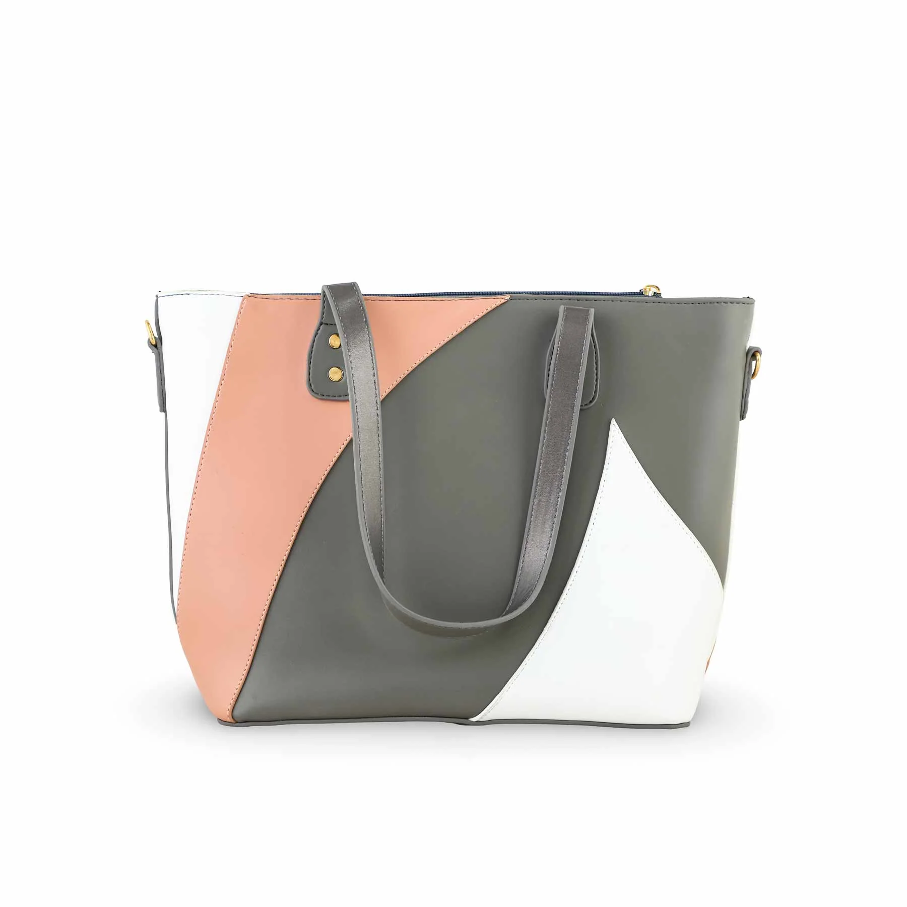 Grey Casual Shoulder Bag For Ladies P55708 - Image 3