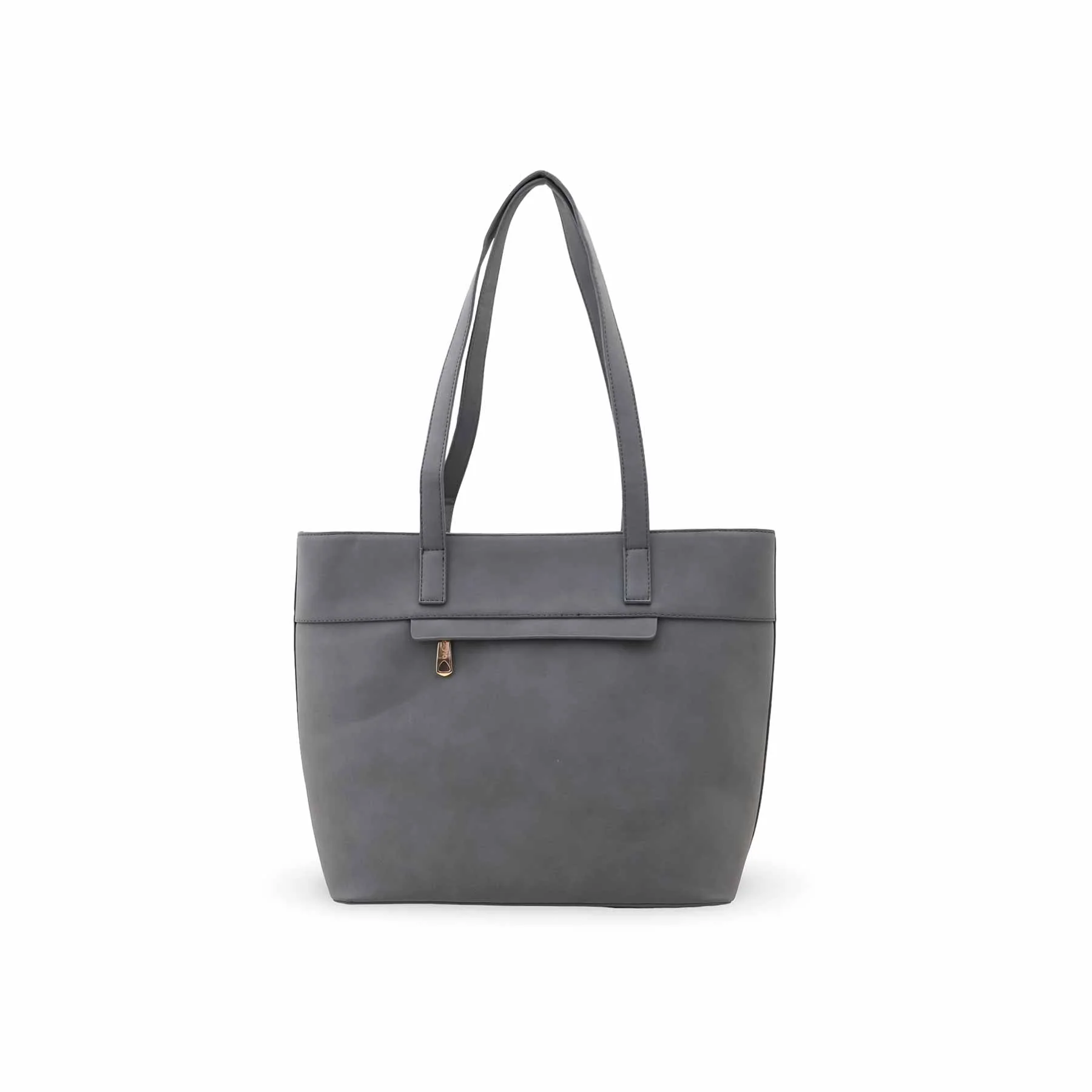 Grey Casual Shoulder Bag For Women P55834 - Image 4