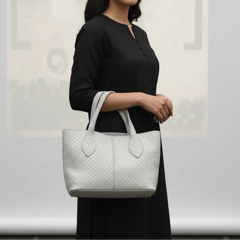 Grey Casual Shoulder Bag For Women P56321 - Image 2