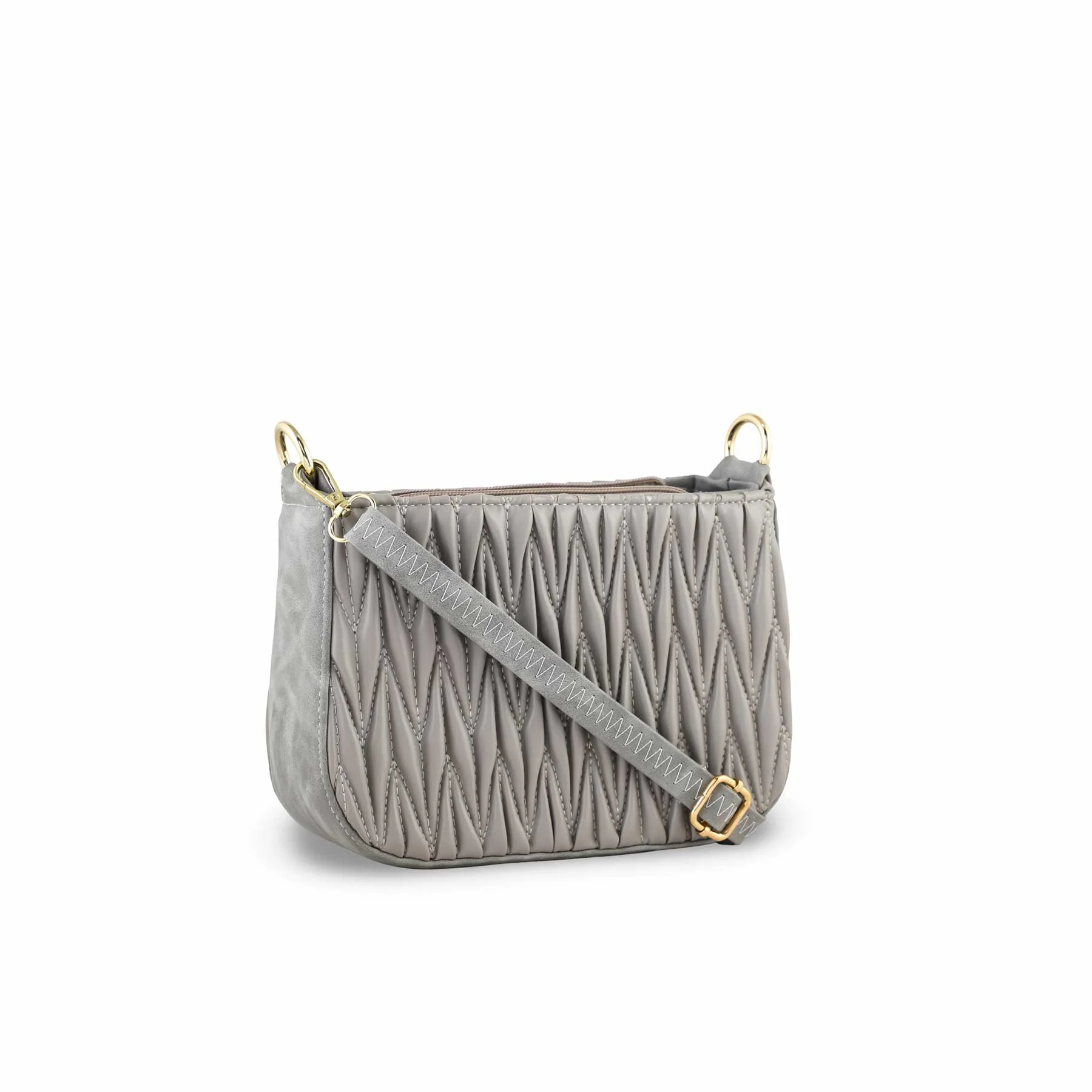 Grey Casual Shoulder Bag P55689 - Image 2