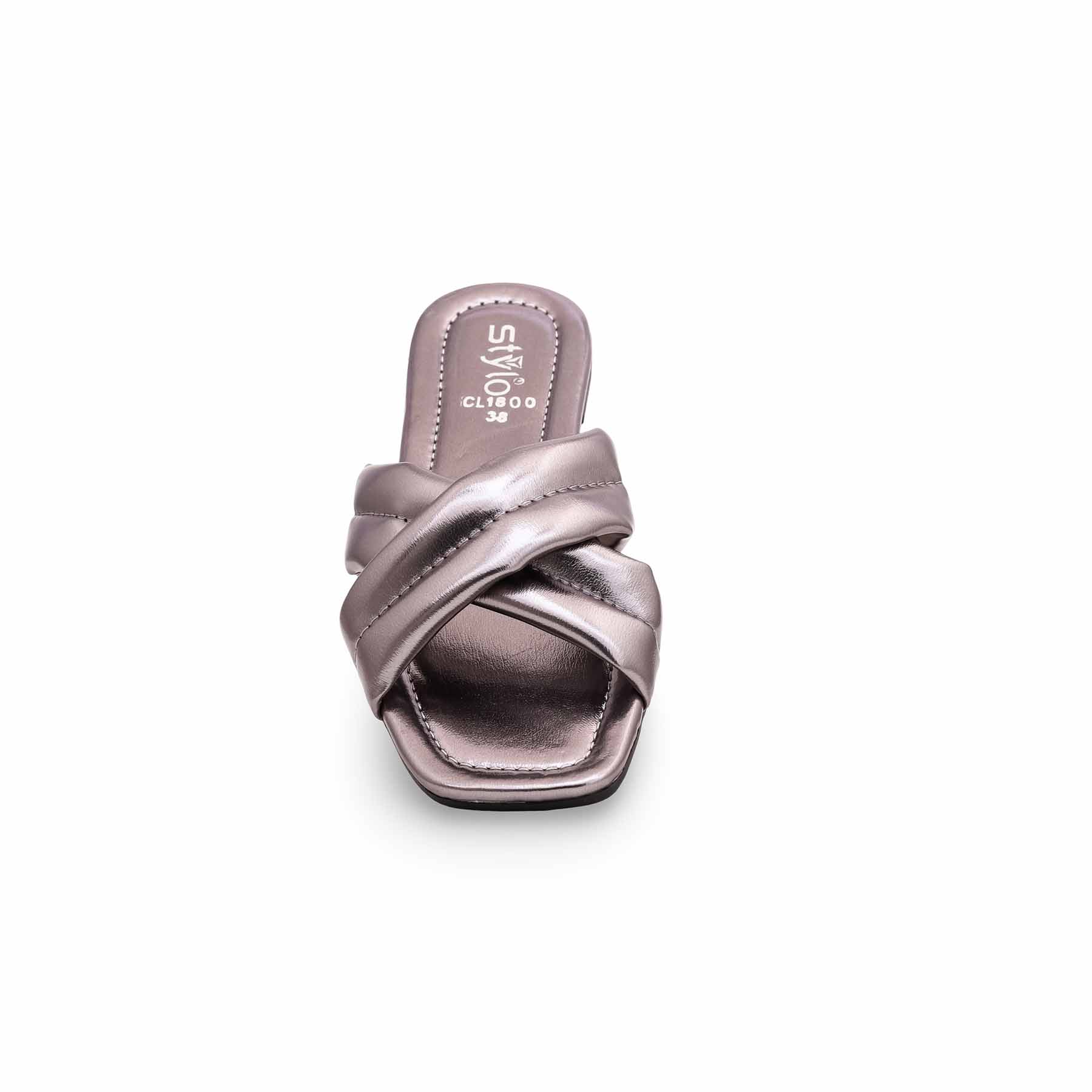 Grey Casual Slipper CL1800 - Image 3