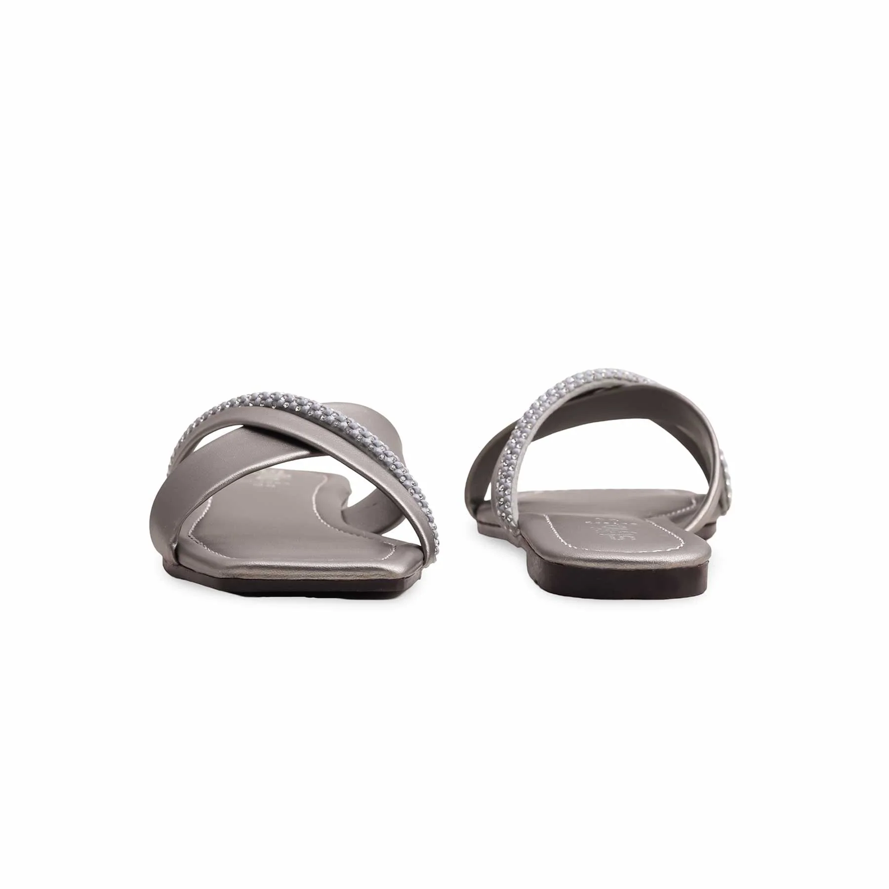 Grey Casual Slipper CL1883 - Image 4