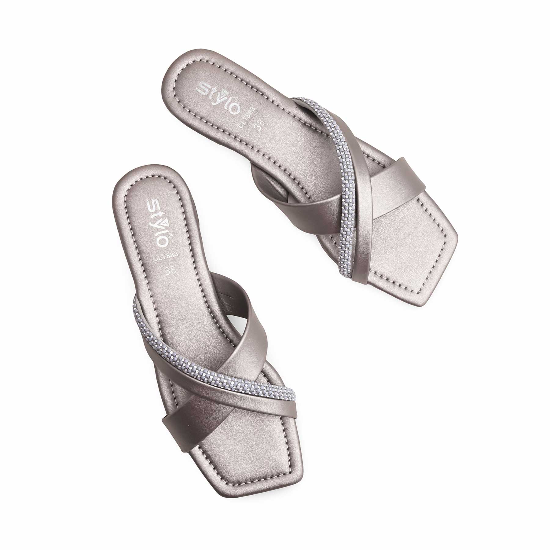 Grey Casual Slipper CL1883 - Image 5