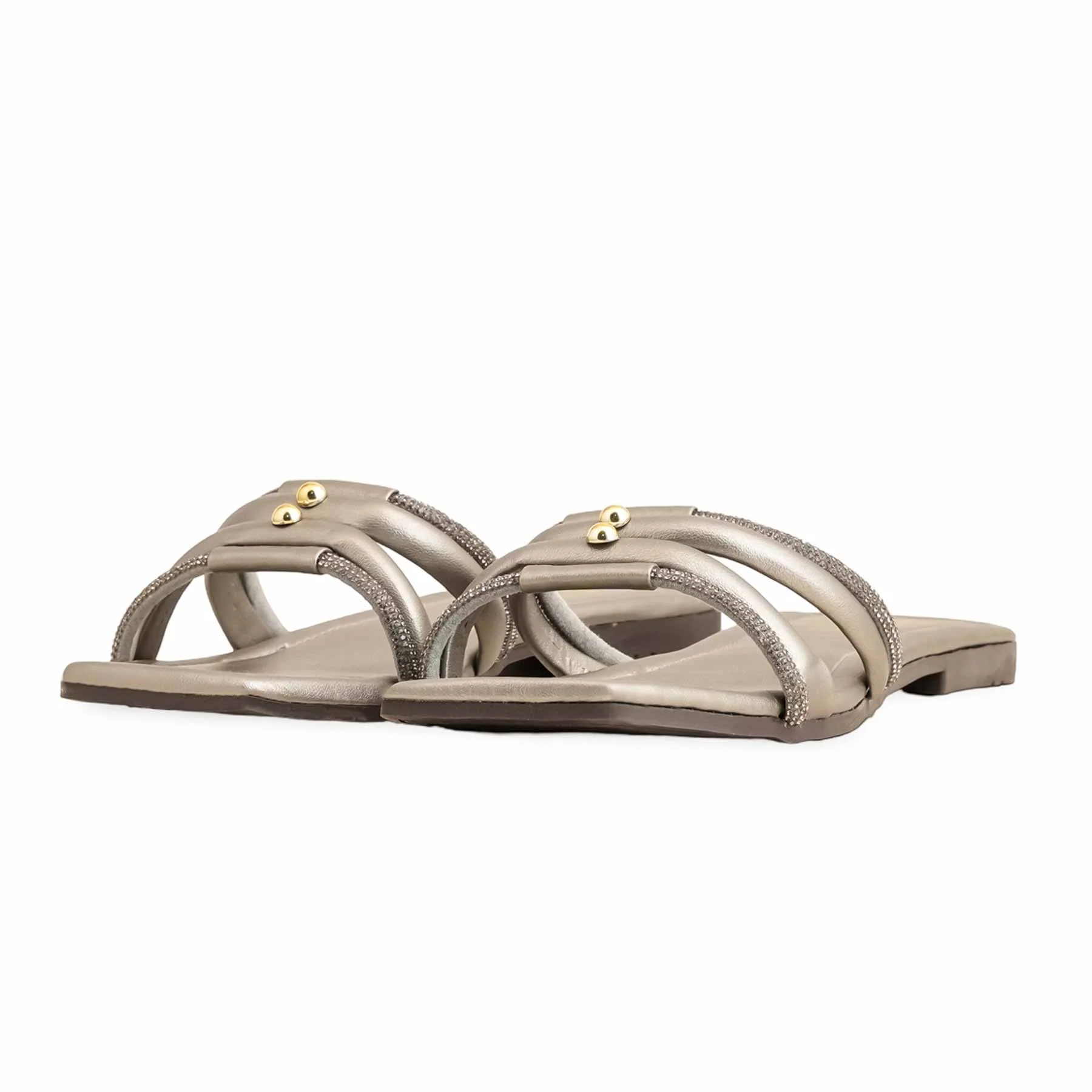 Grey Casual Slipper CL2007 - Image 3