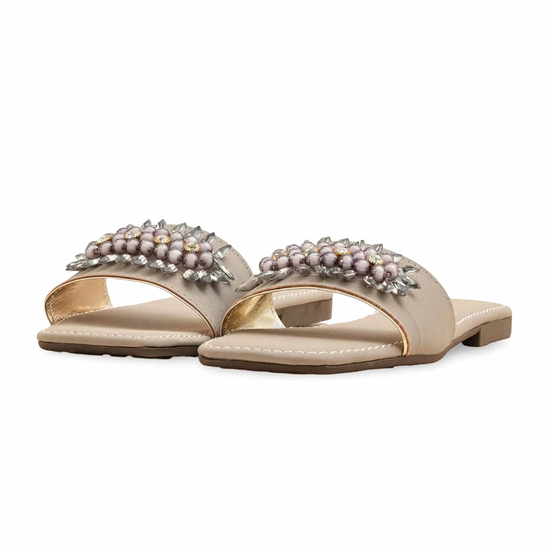 Grey Casual Slipper CL2132 - Image 3