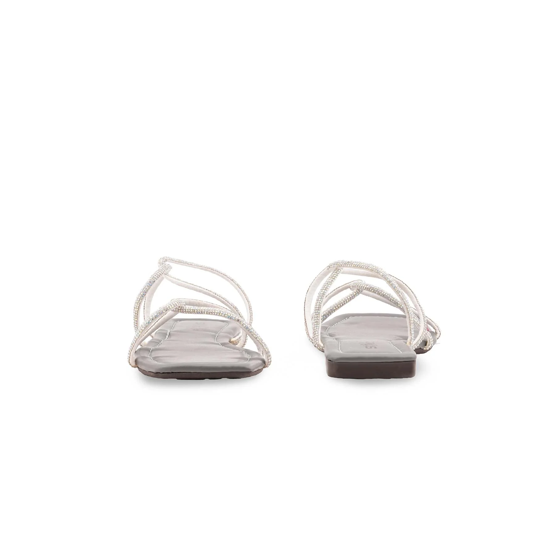Grey Casual Slipper For Ladies CL2177 - Image 4
