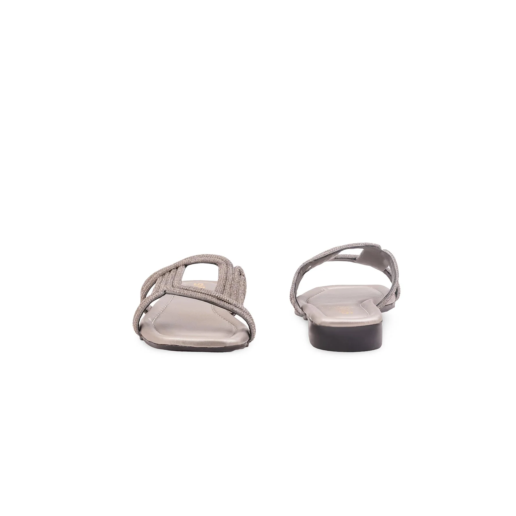 Grey Casual Slipper For Women CL2238 - Image 4
