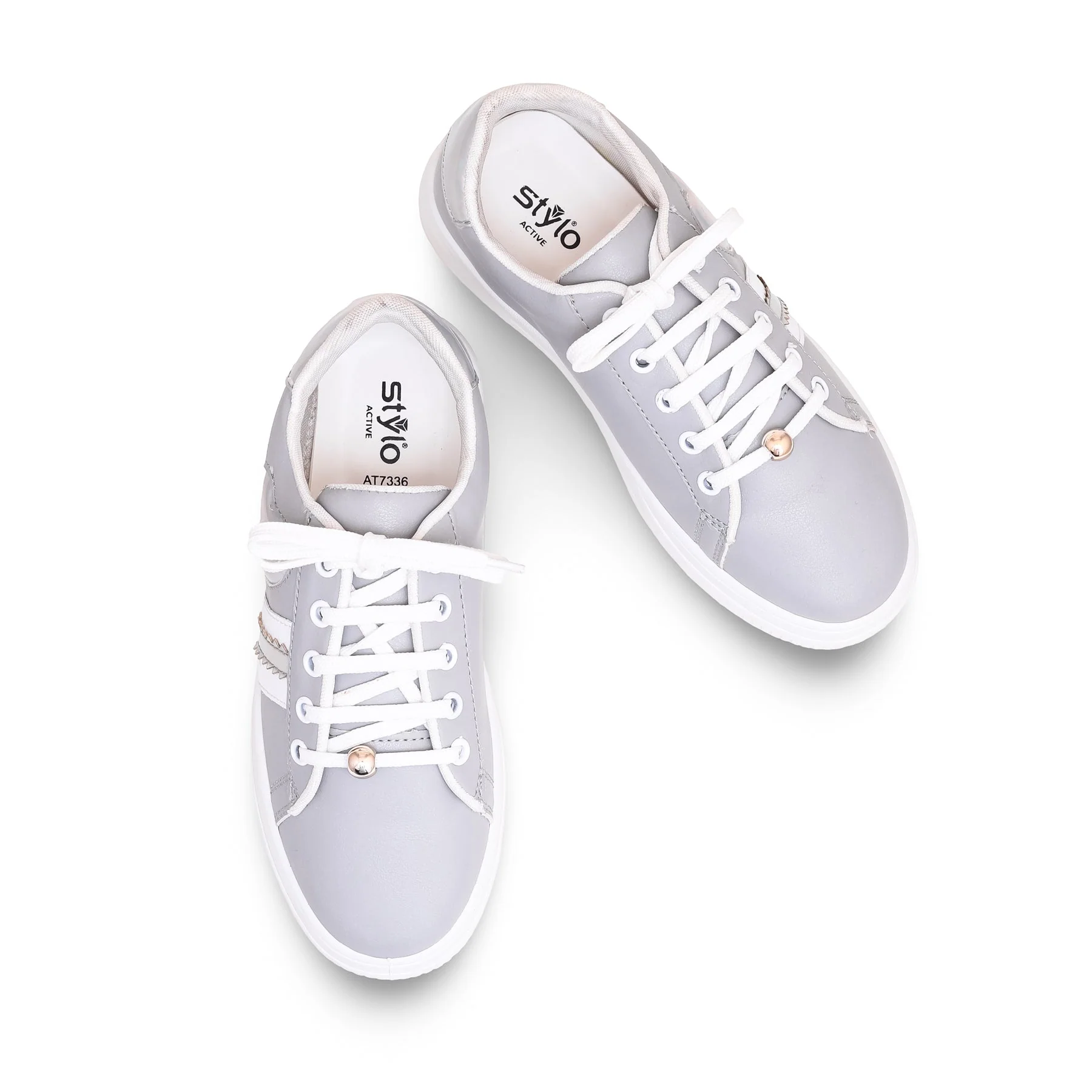 Grey Casual Sneaker AT7336 - Image 5