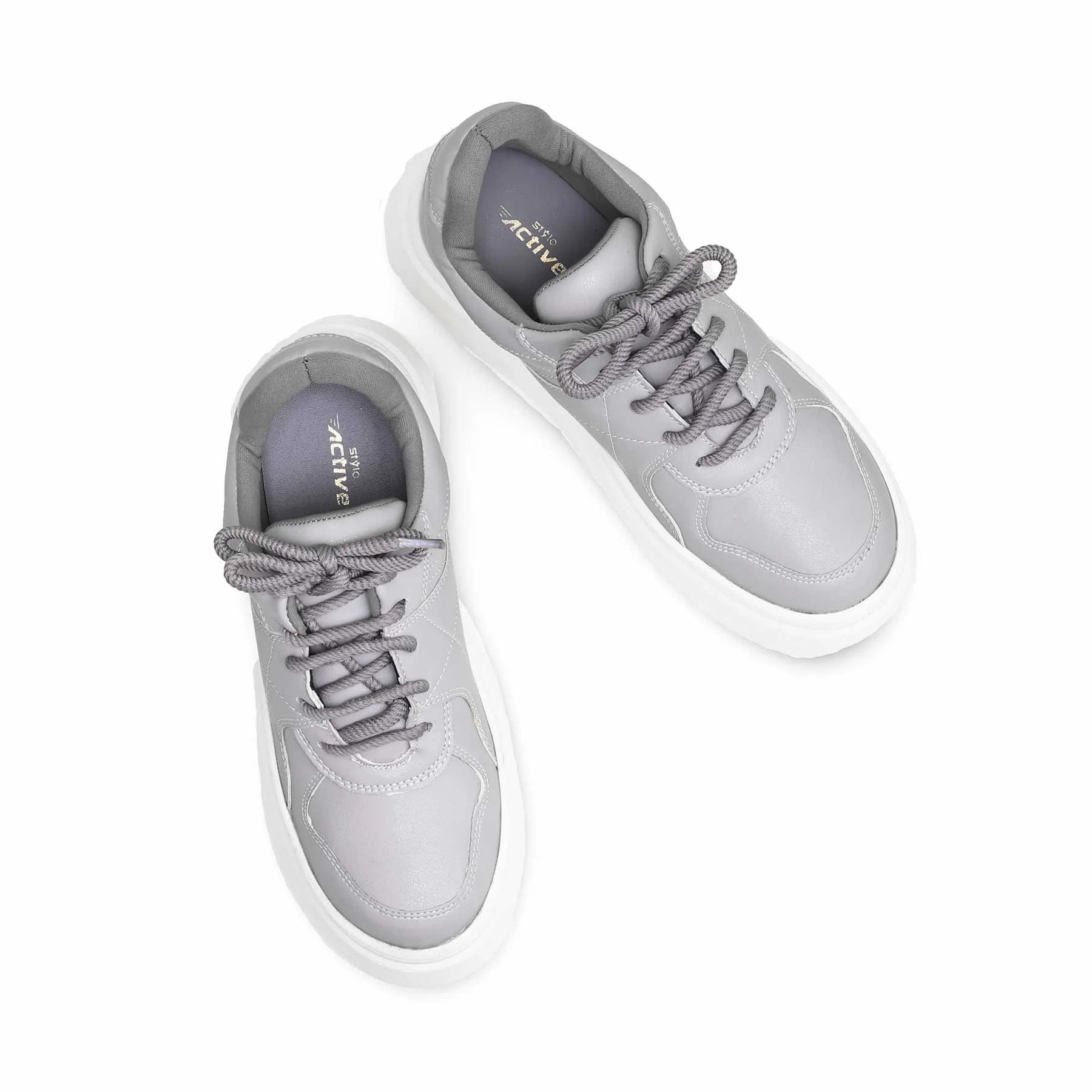 Grey Casual Sneaker AT7369 - Image 5