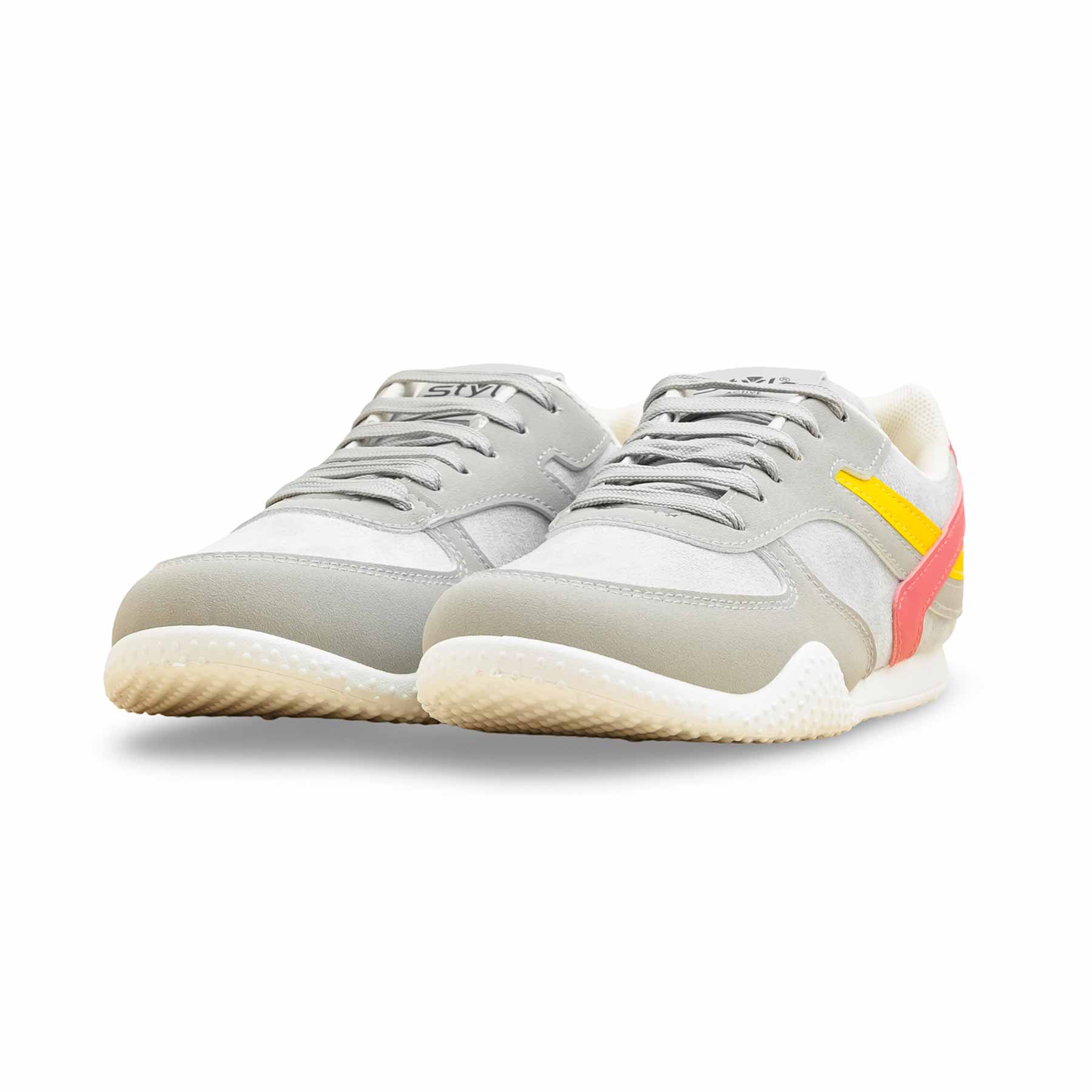Grey Casual Sneaker For Women AT7455 - Image 3