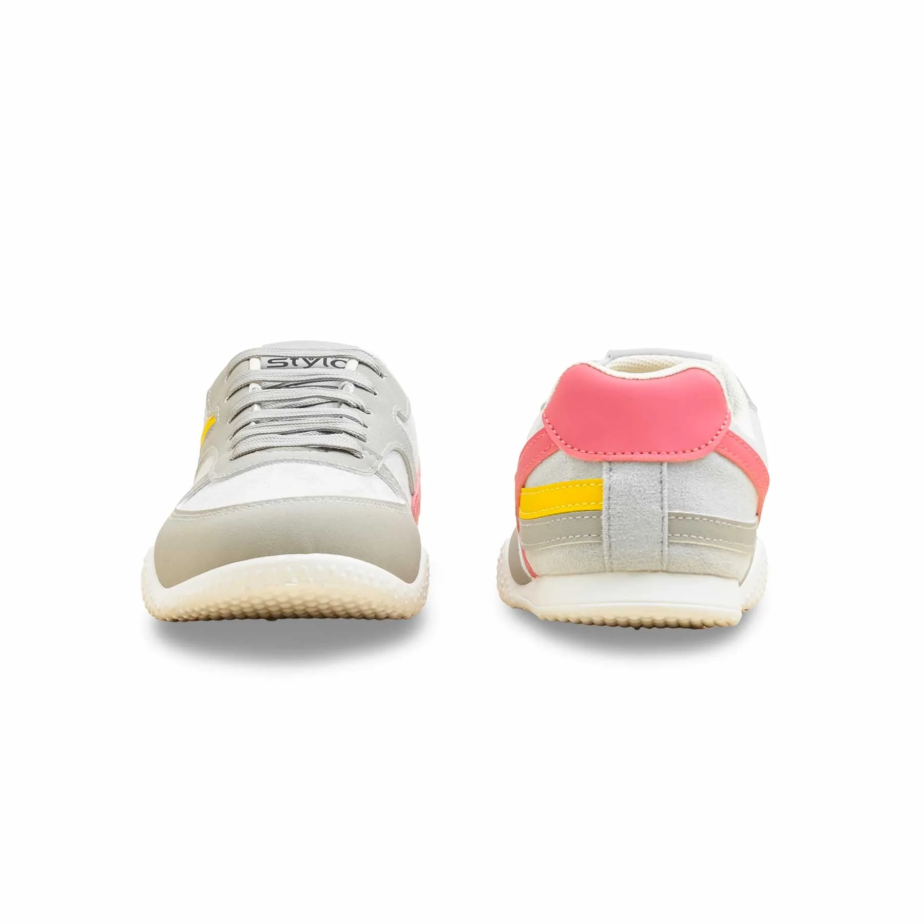 Grey Casual Sneaker For Women AT7455 - Image 4