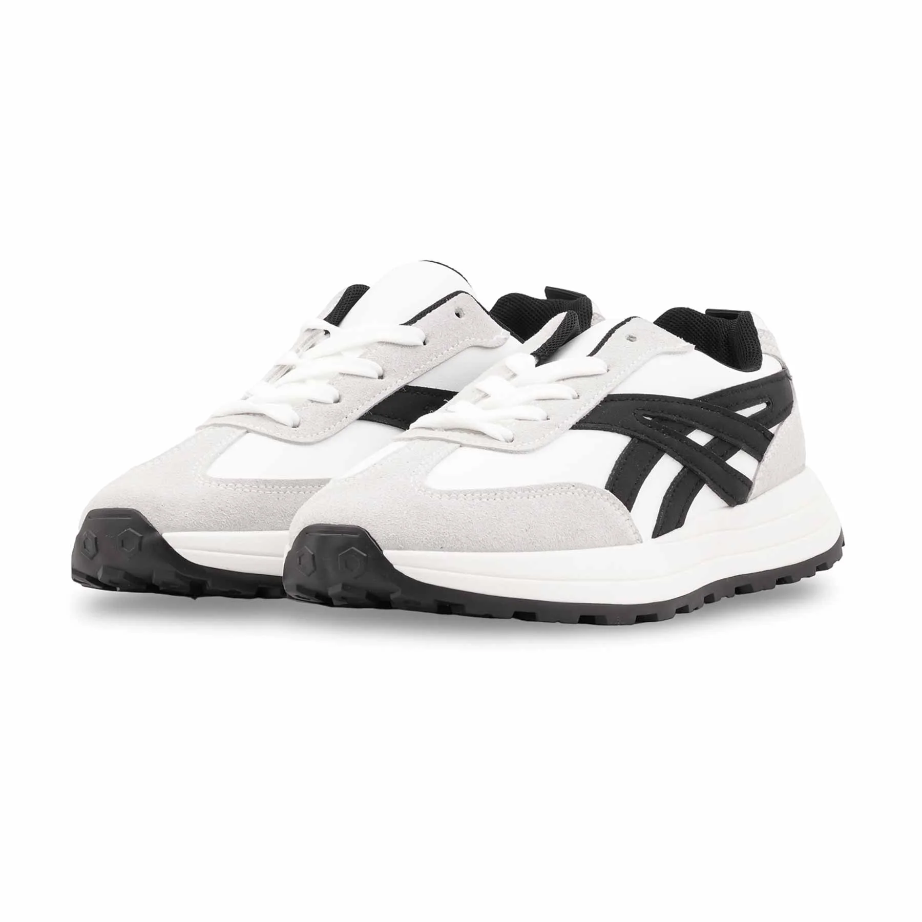 Grey Casual Sneaker For Women AT7485 - Image 3
