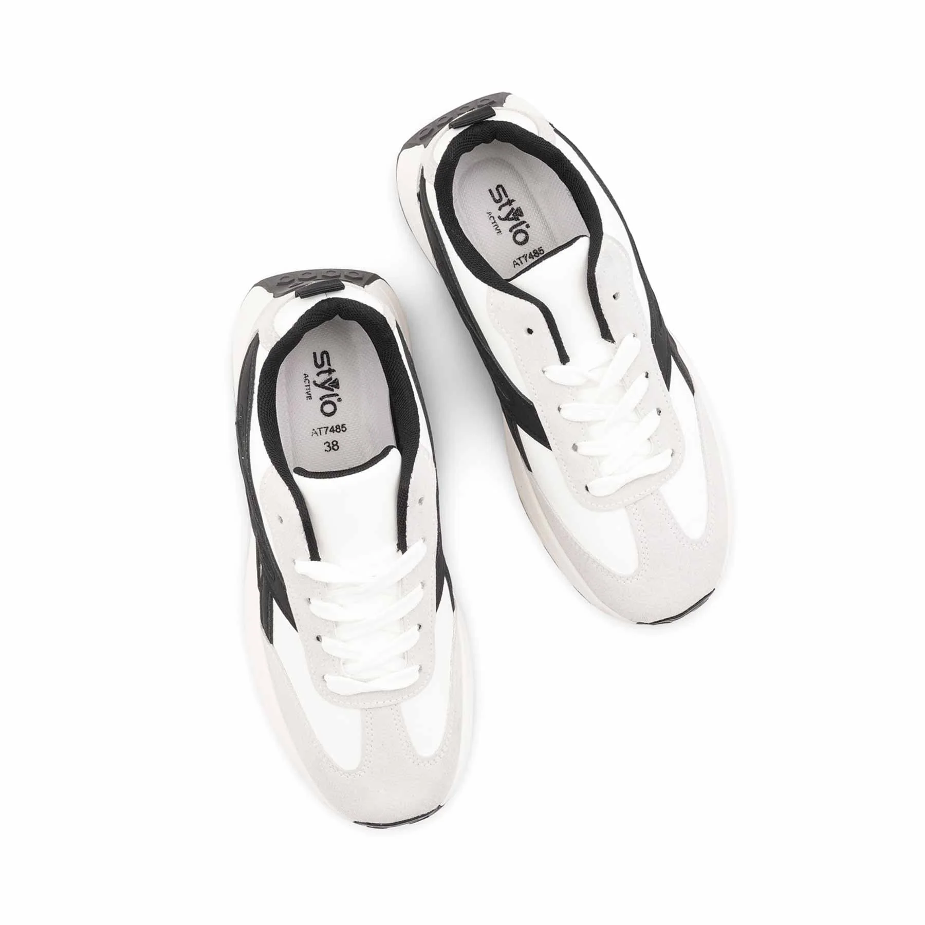 Grey Casual Sneaker For Women AT7485 - Image 5