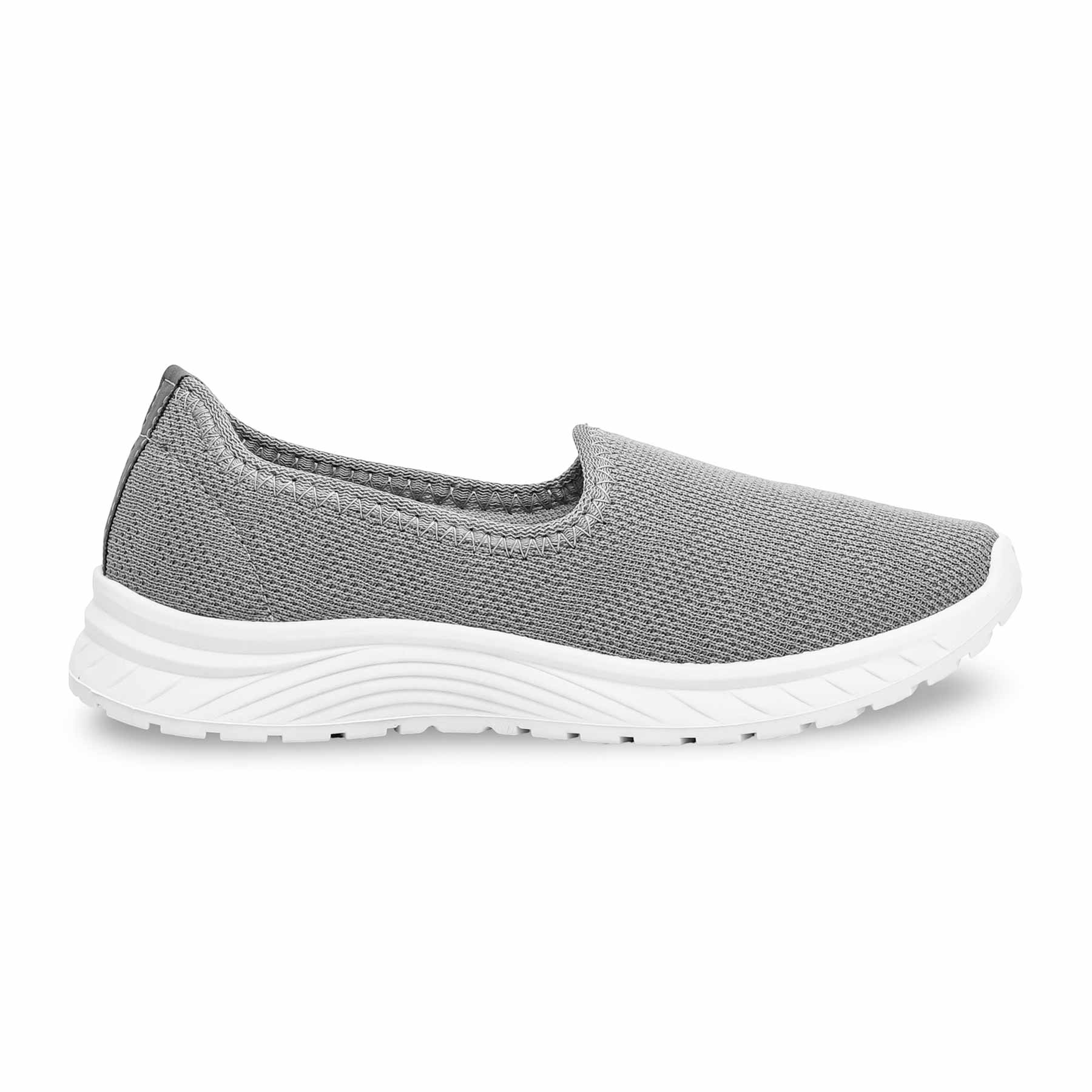 Grey Casual Sneaker For Women AT9099 - Image 2