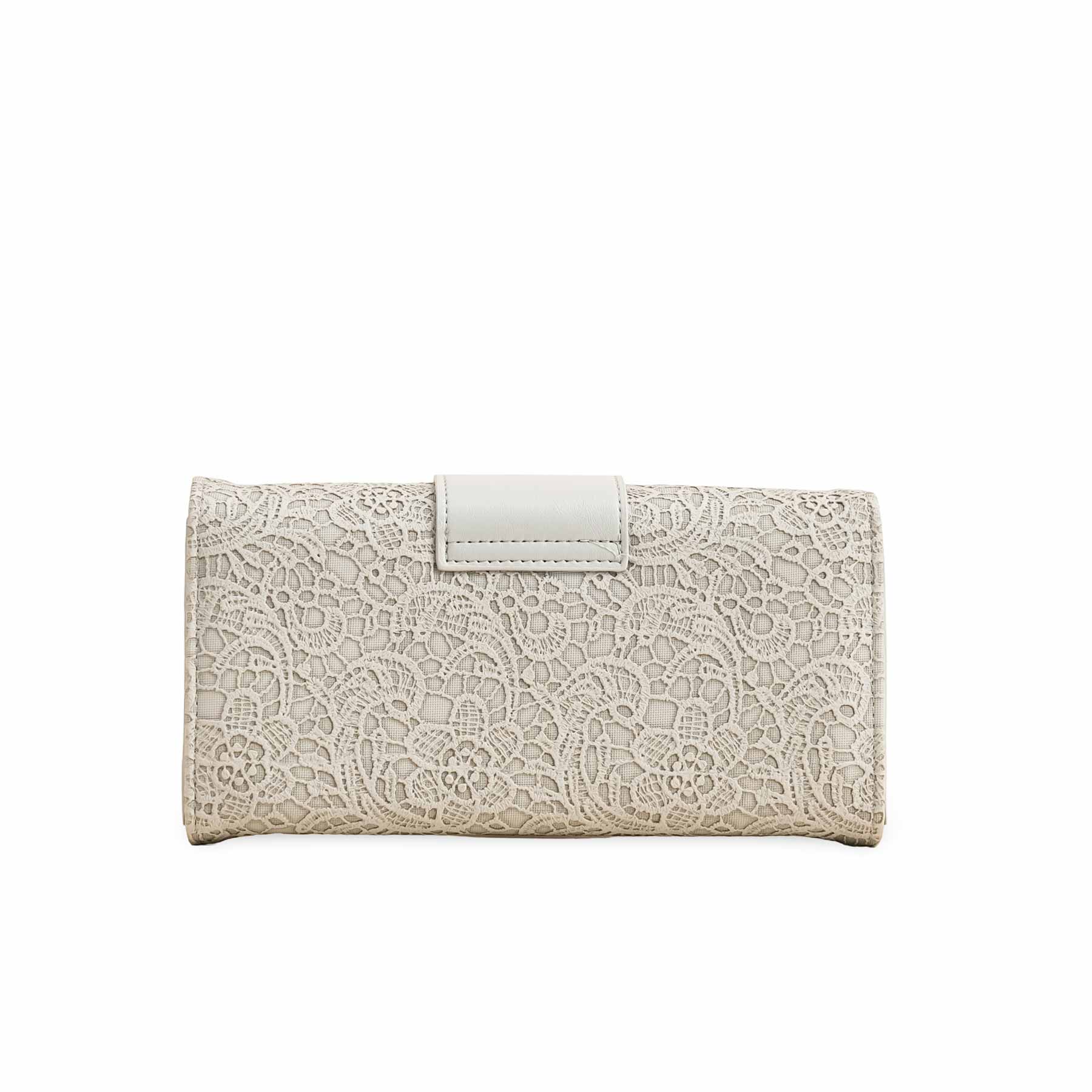 Grey Casual Wallet For Women P70977 - Image 4