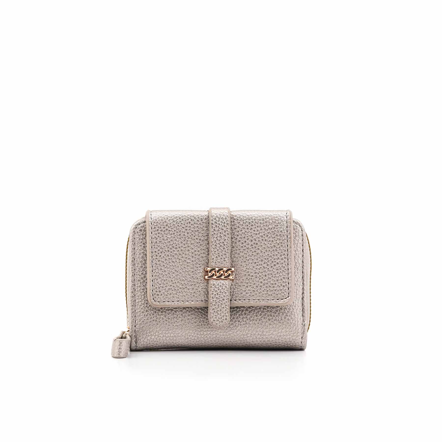 Grey Casual Wallet For Women P71151 - Image 2