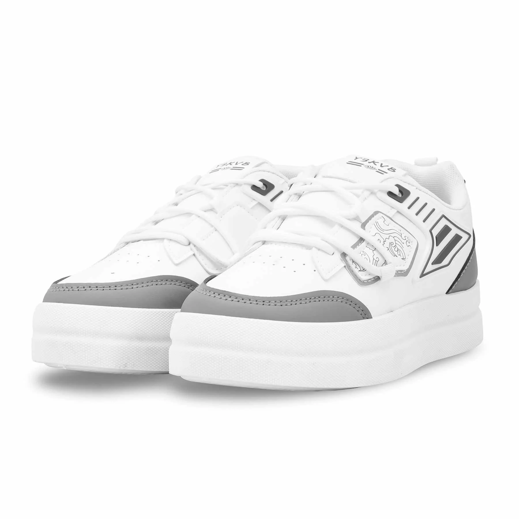 Grey Causal Sneaker For Women AT7446 - Image 3