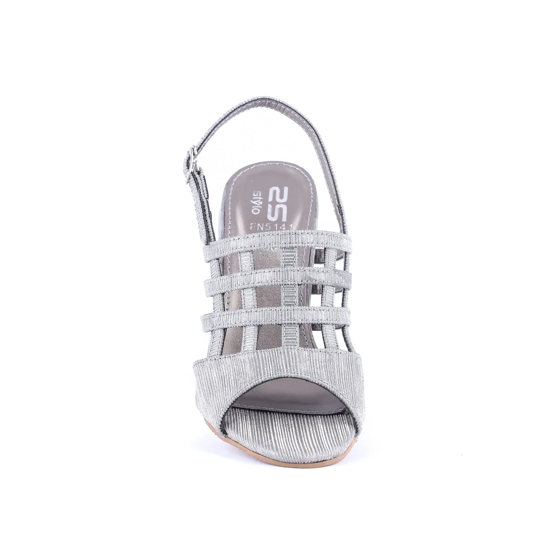 Grey Color Fancy Sandals FN5141 - Image 3