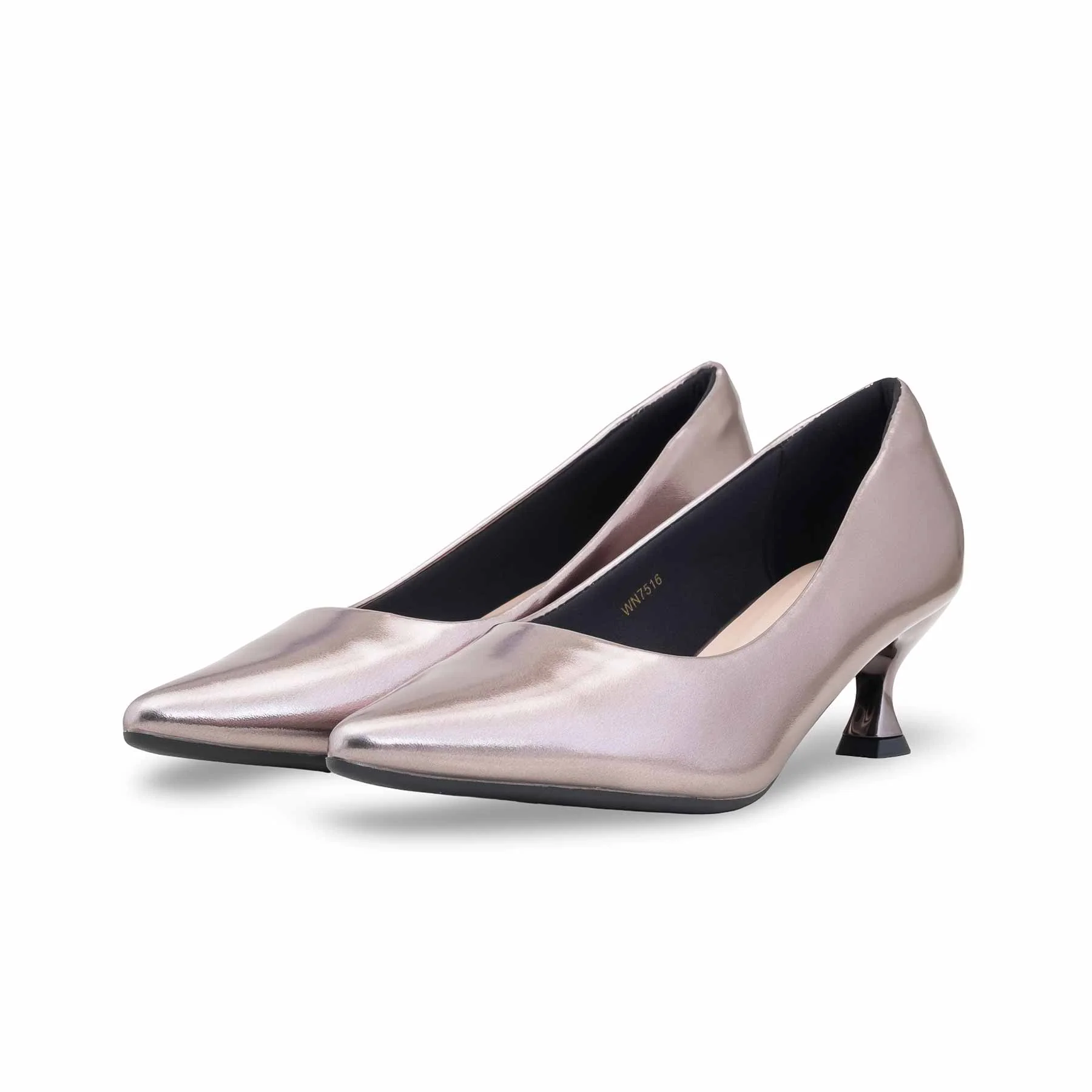 Grey Court Shoes For Ladies WN7516 - Image 4