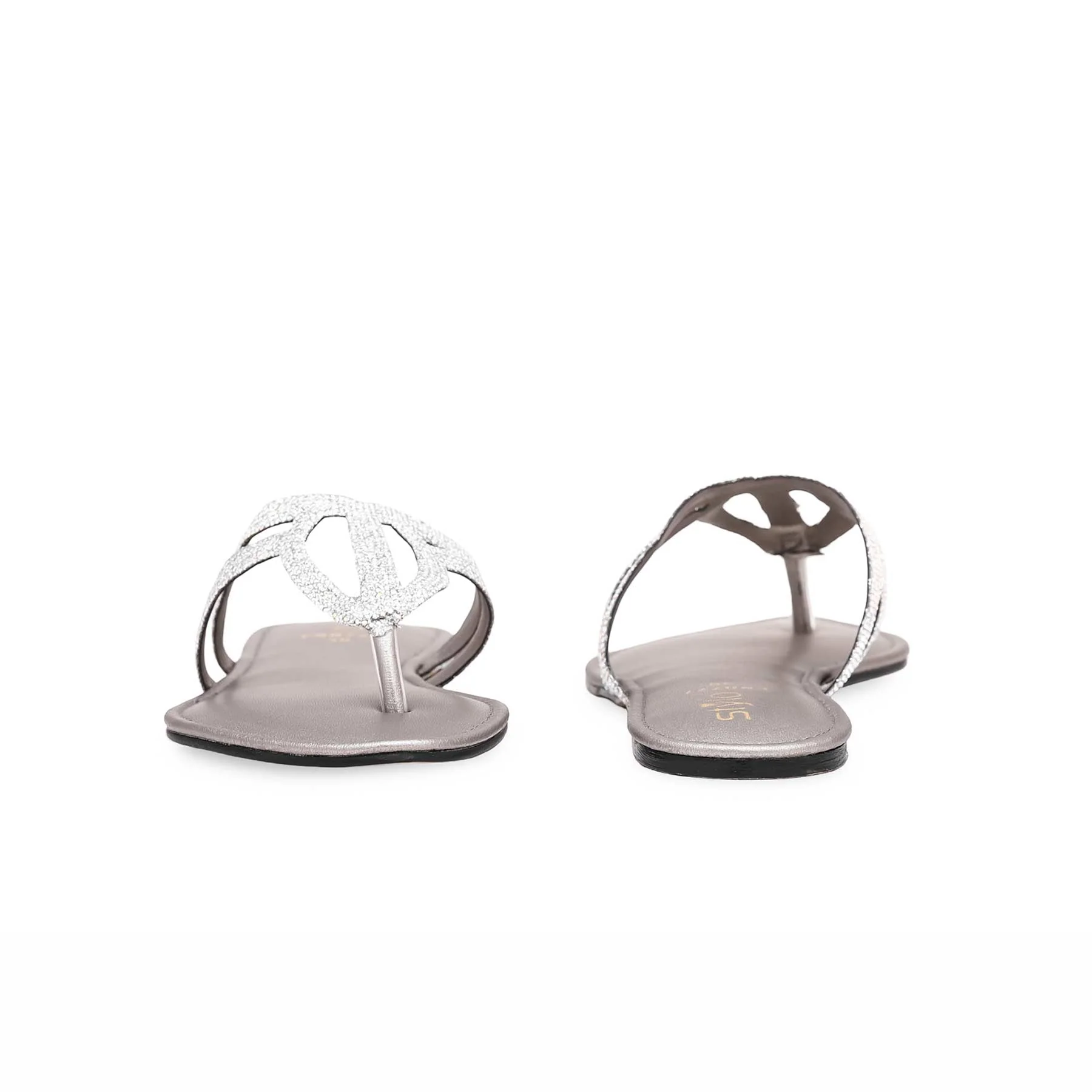 Grey Fancy Chappal FN0727 - Image 4
