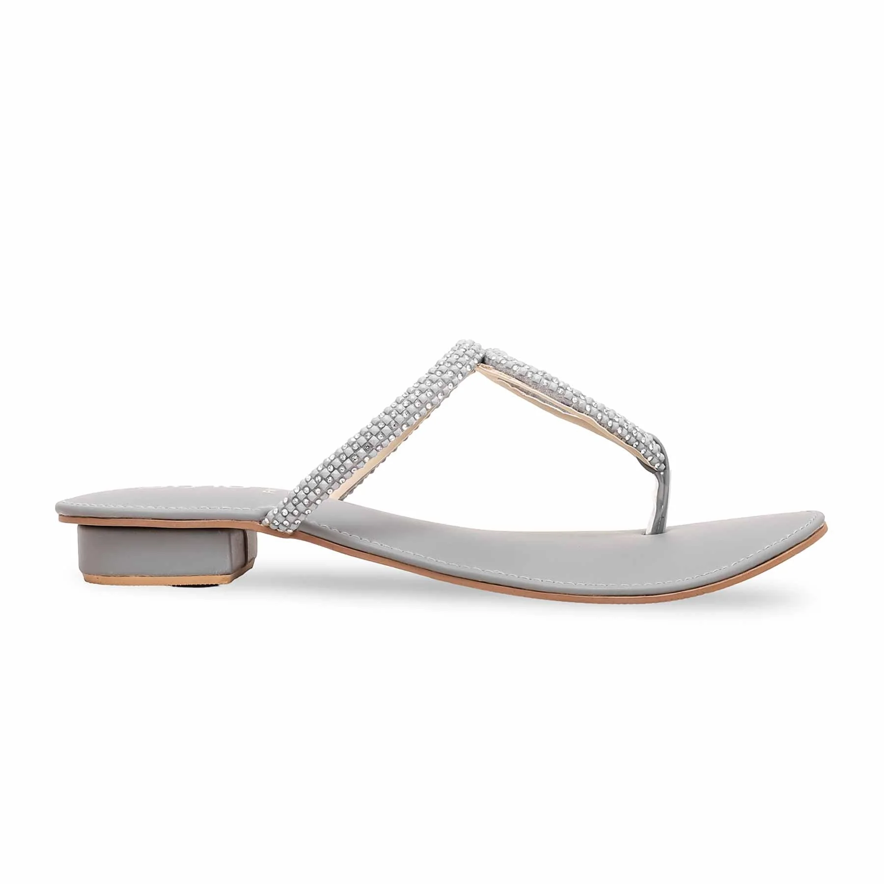 Grey Fancy Chappal FN0746 - Image 2