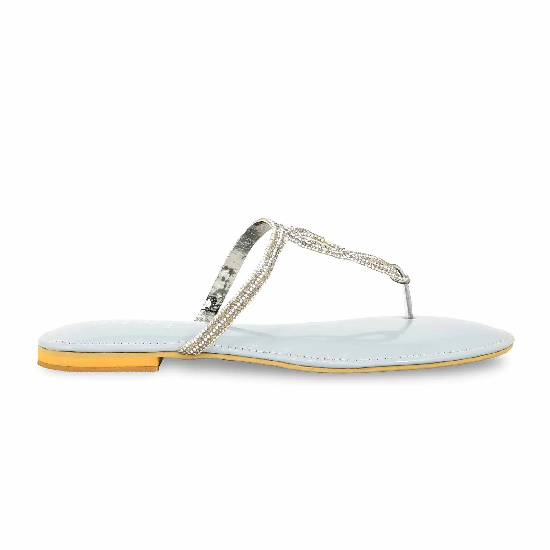 Grey Fancy Chappal FN0789 - Image 2