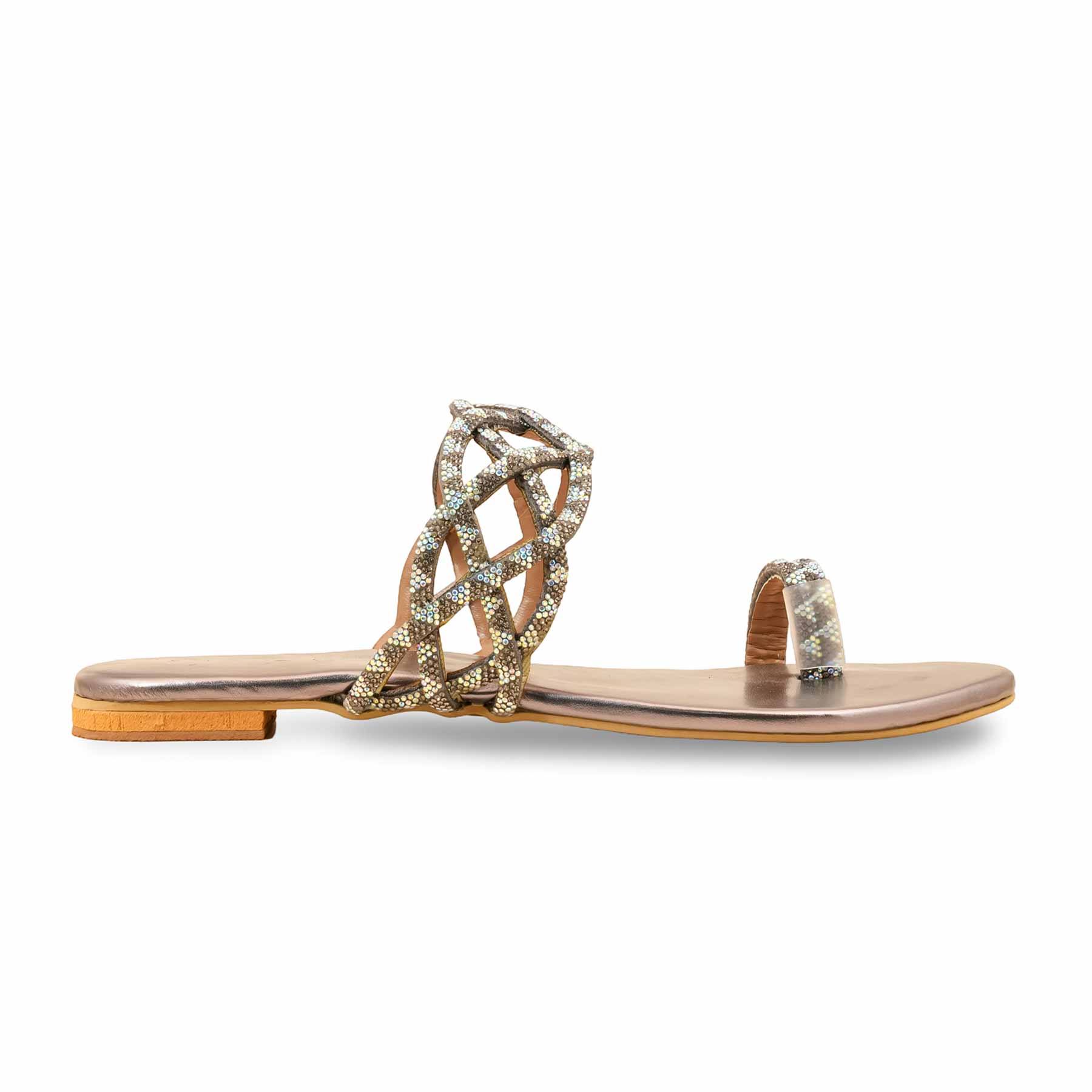 Grey Fancy Chappal FN0804 - Image 2