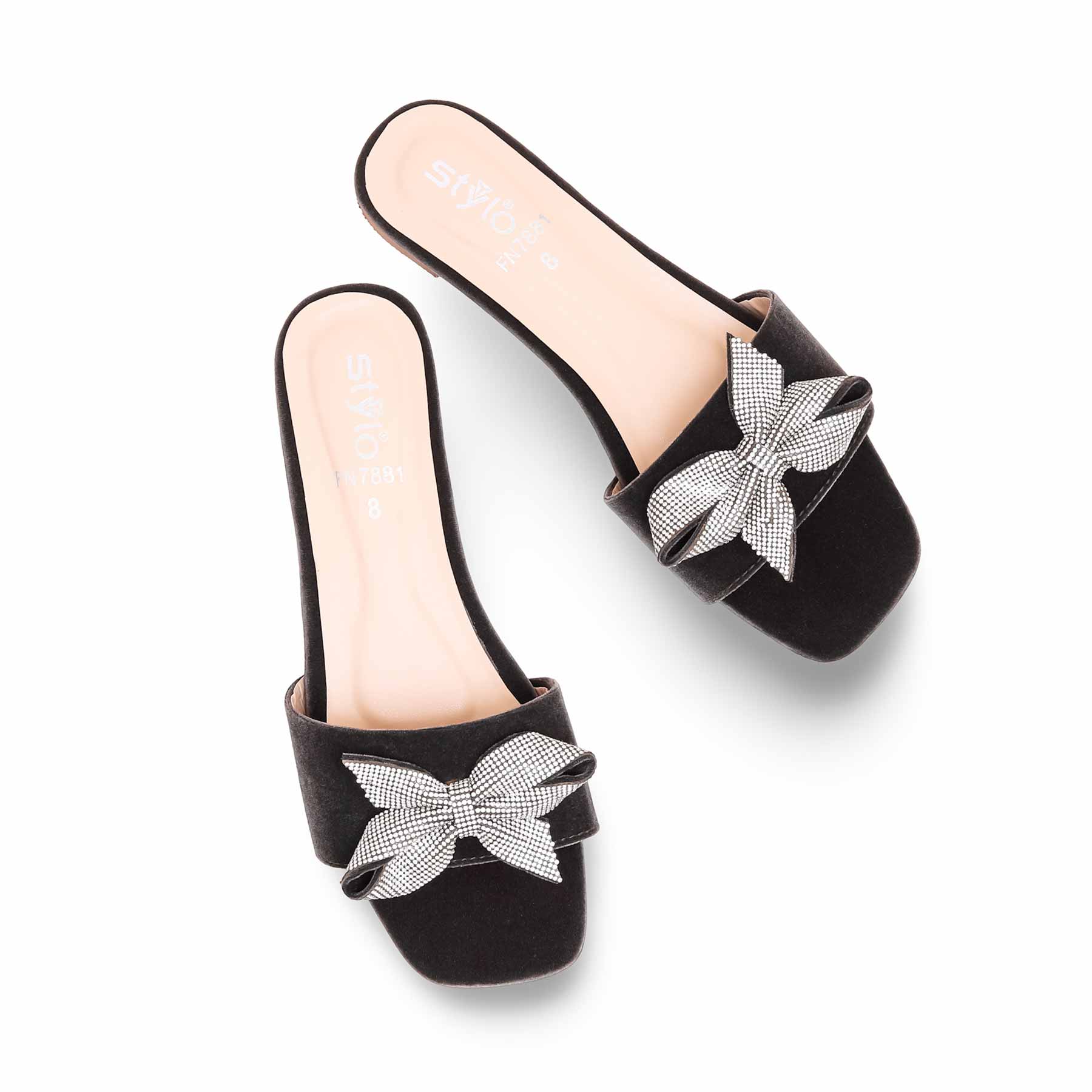 Grey Fancy Slipper FN7881 - Image 5