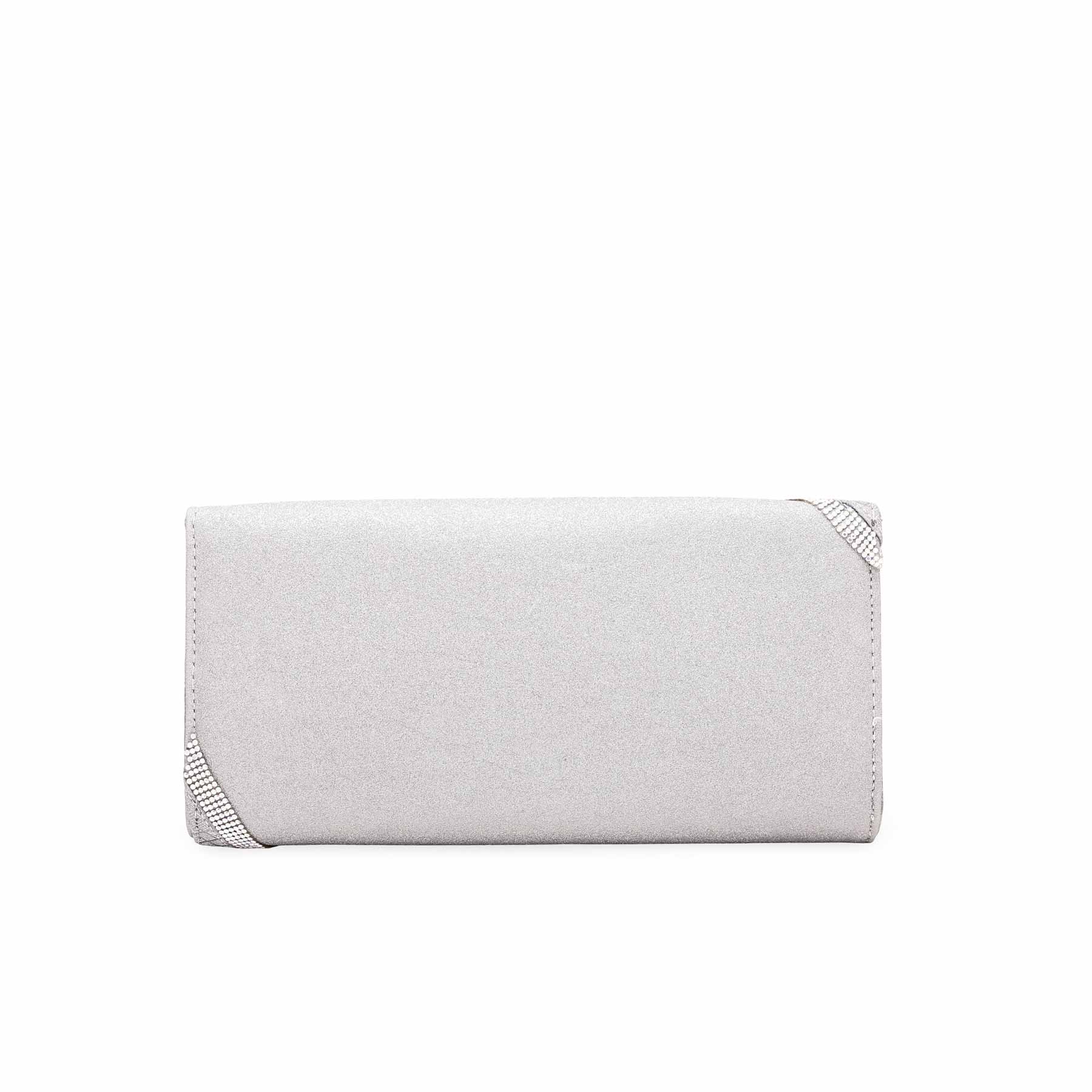 Grey Fancy Clutch P15331 - Image 3