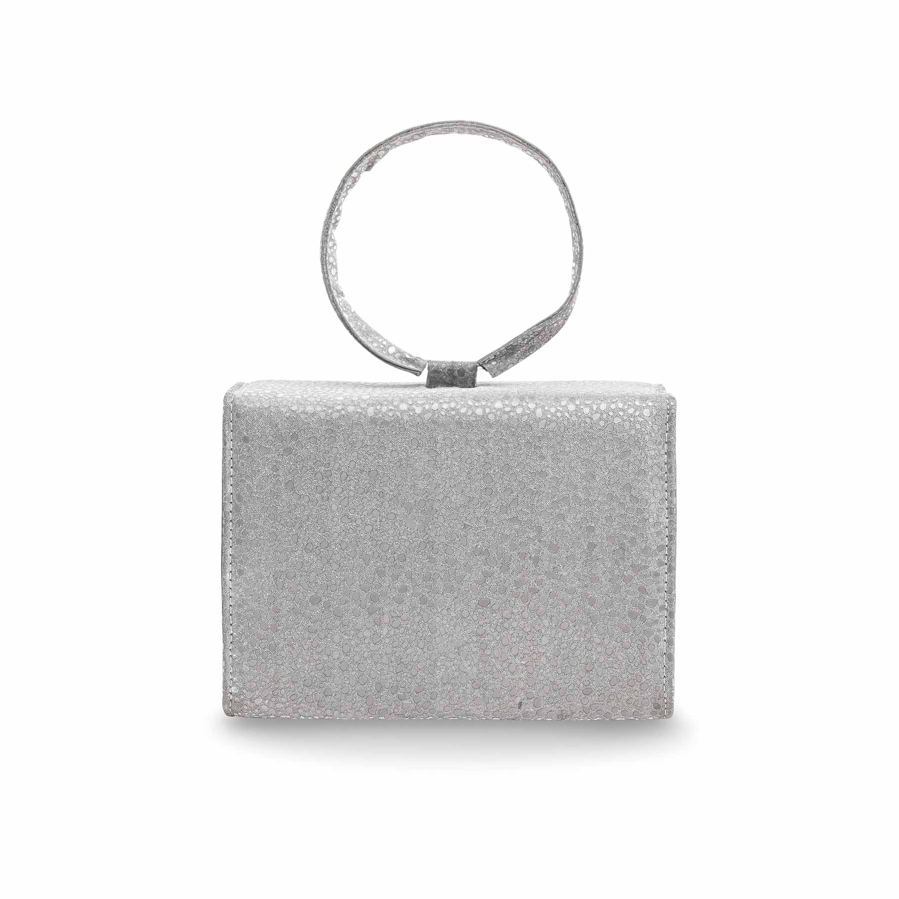 Grey Fancy Clutch P15351 - Image 3