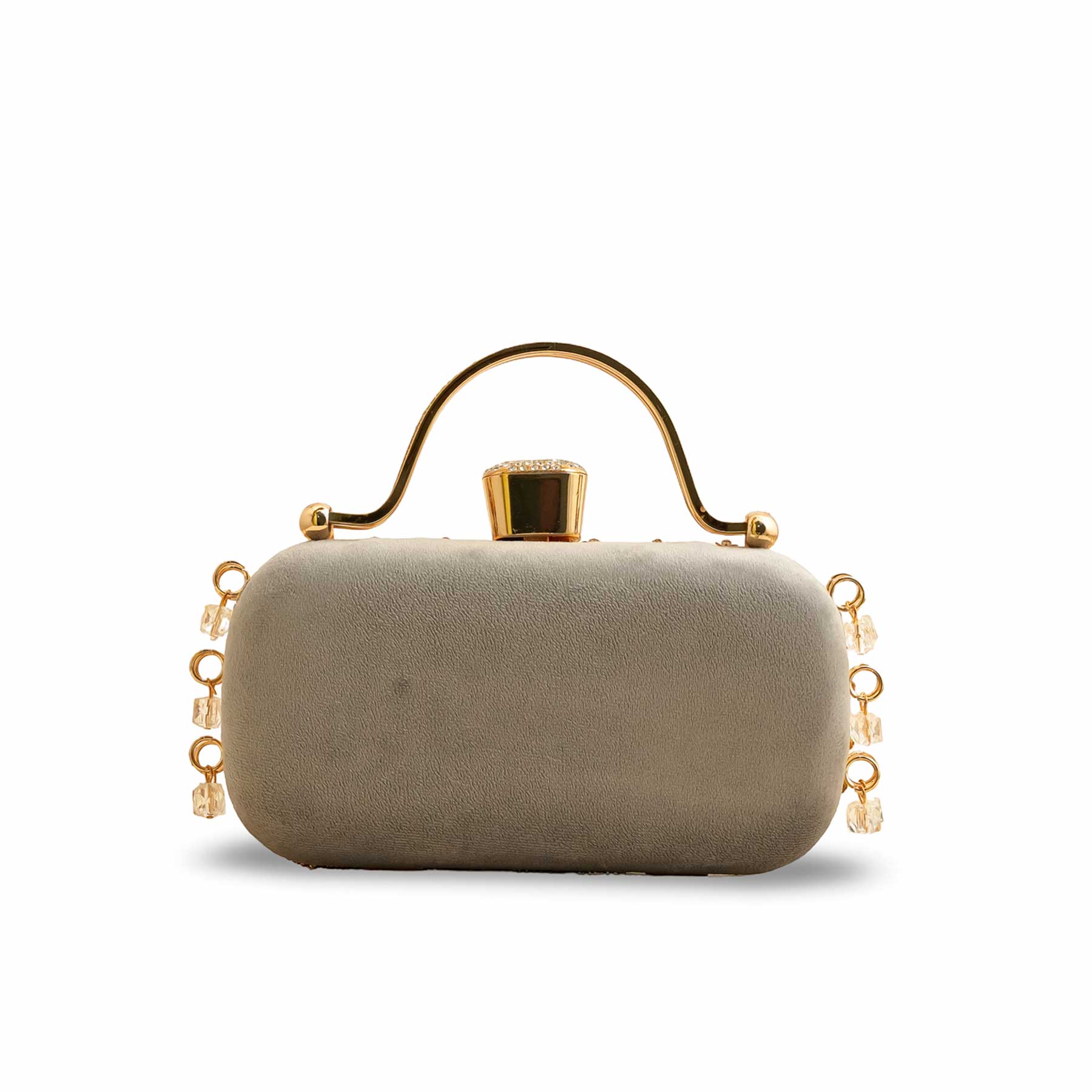 Grey Fancy Clutch P15404 - Image 4