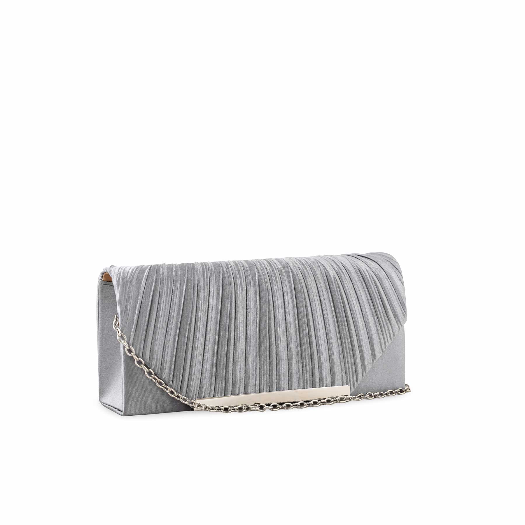 Grey Fancy Clutch P24151 - Image 3