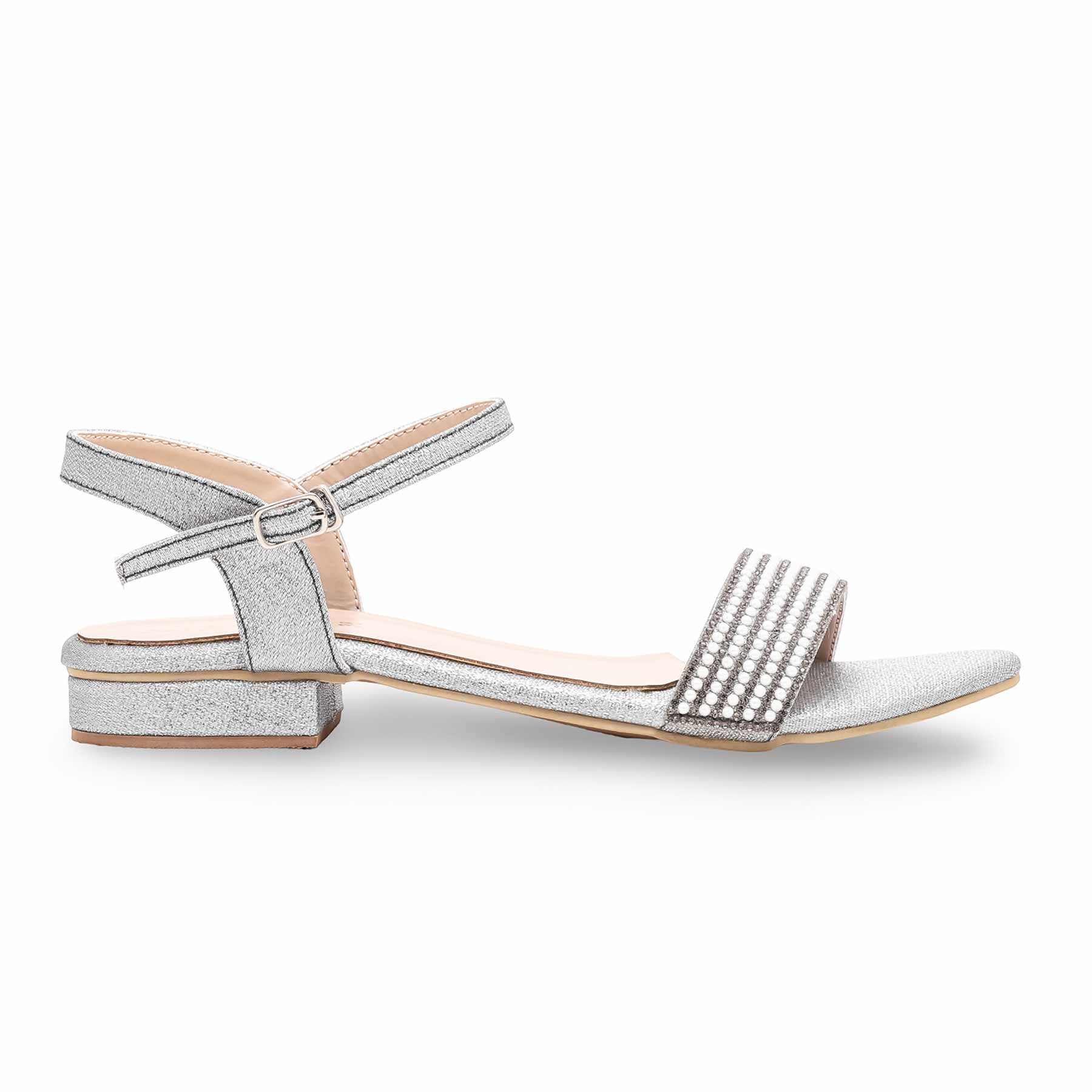 Grey Fancy Sandal FN6049 - Image 2