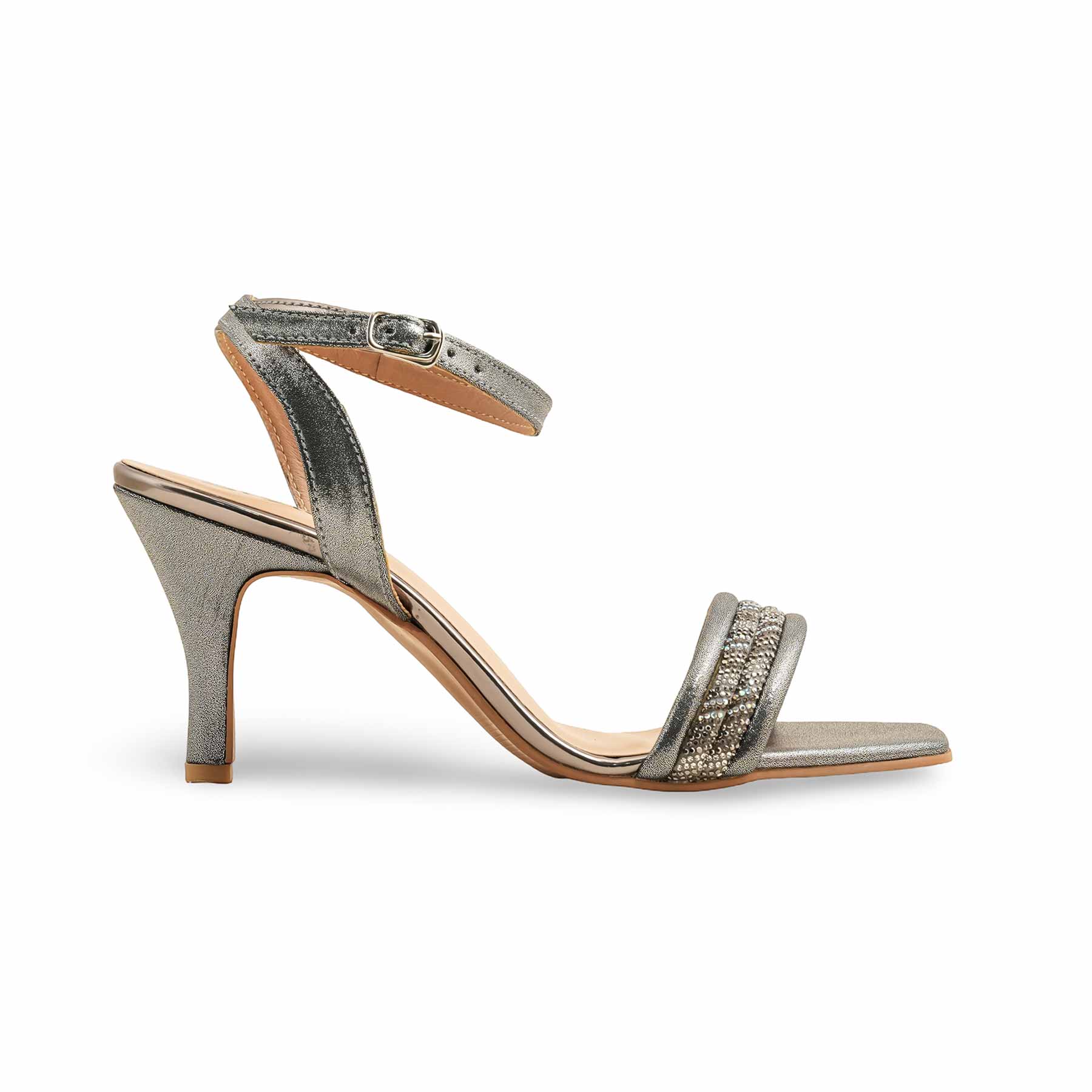 Grey Fancy Sandal FN6136 - Image 2