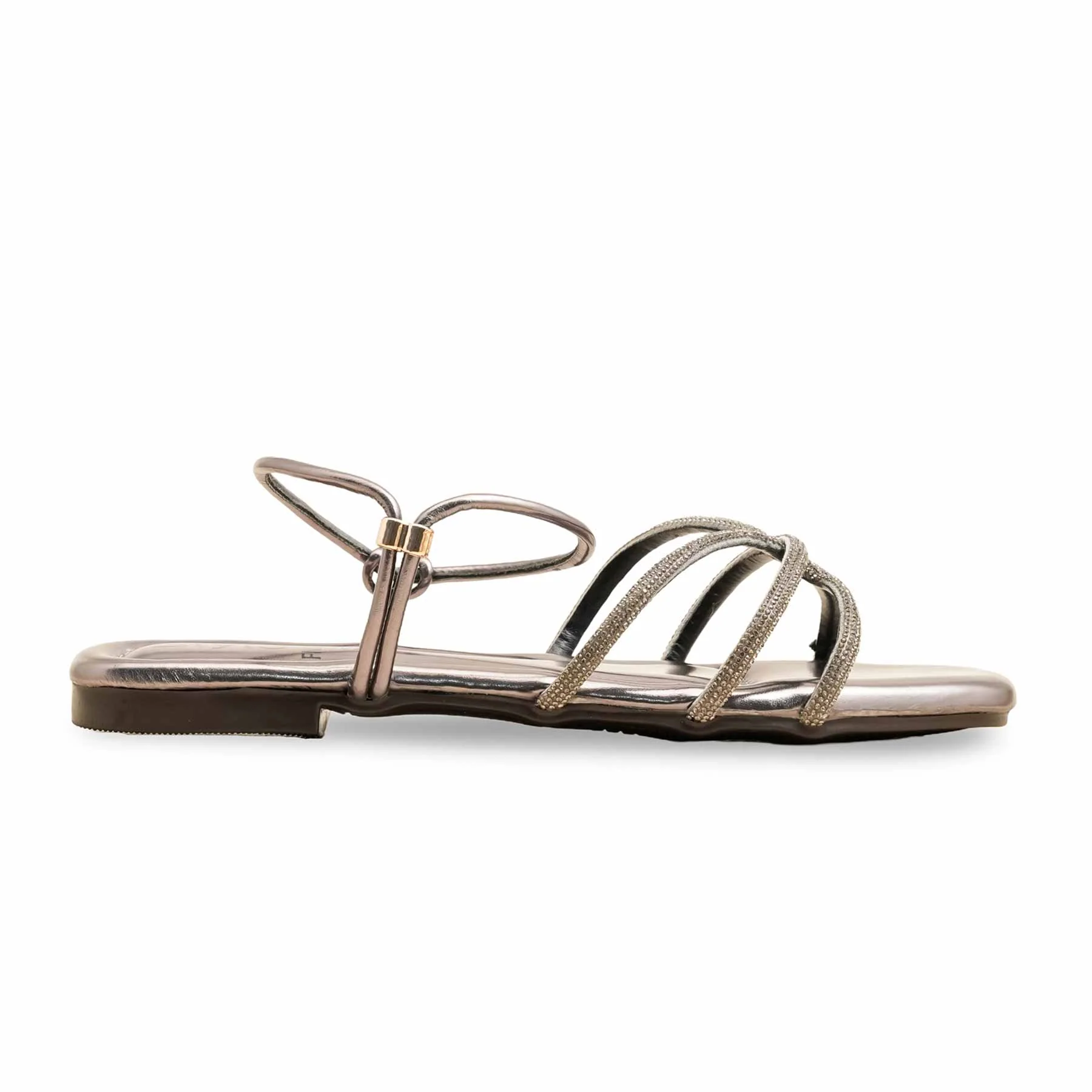 Grey Fancy Sandal FN6163 - Image 2