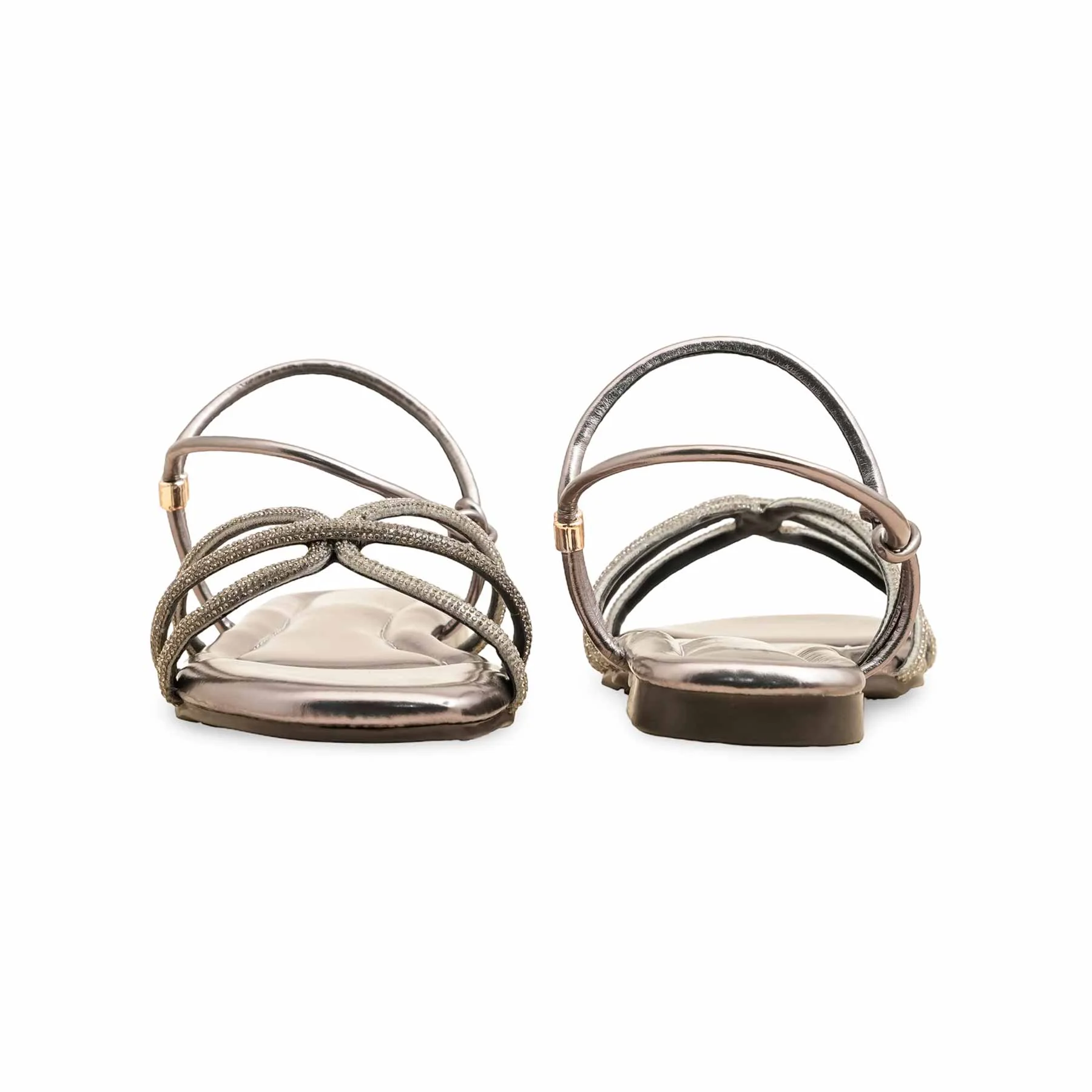 Grey Fancy Sandal FN6163 - Image 4